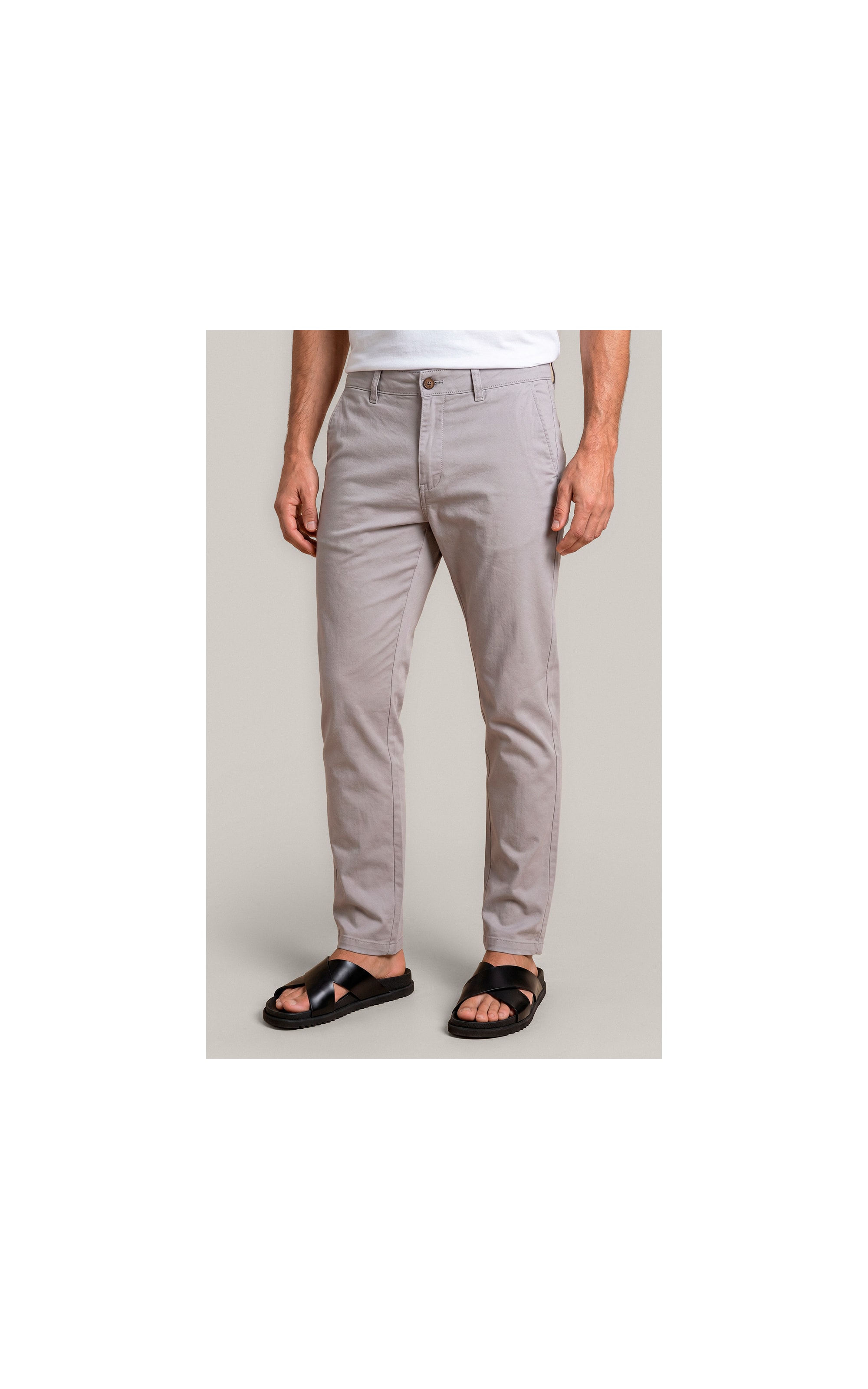 Calça Chino Portobello Prata