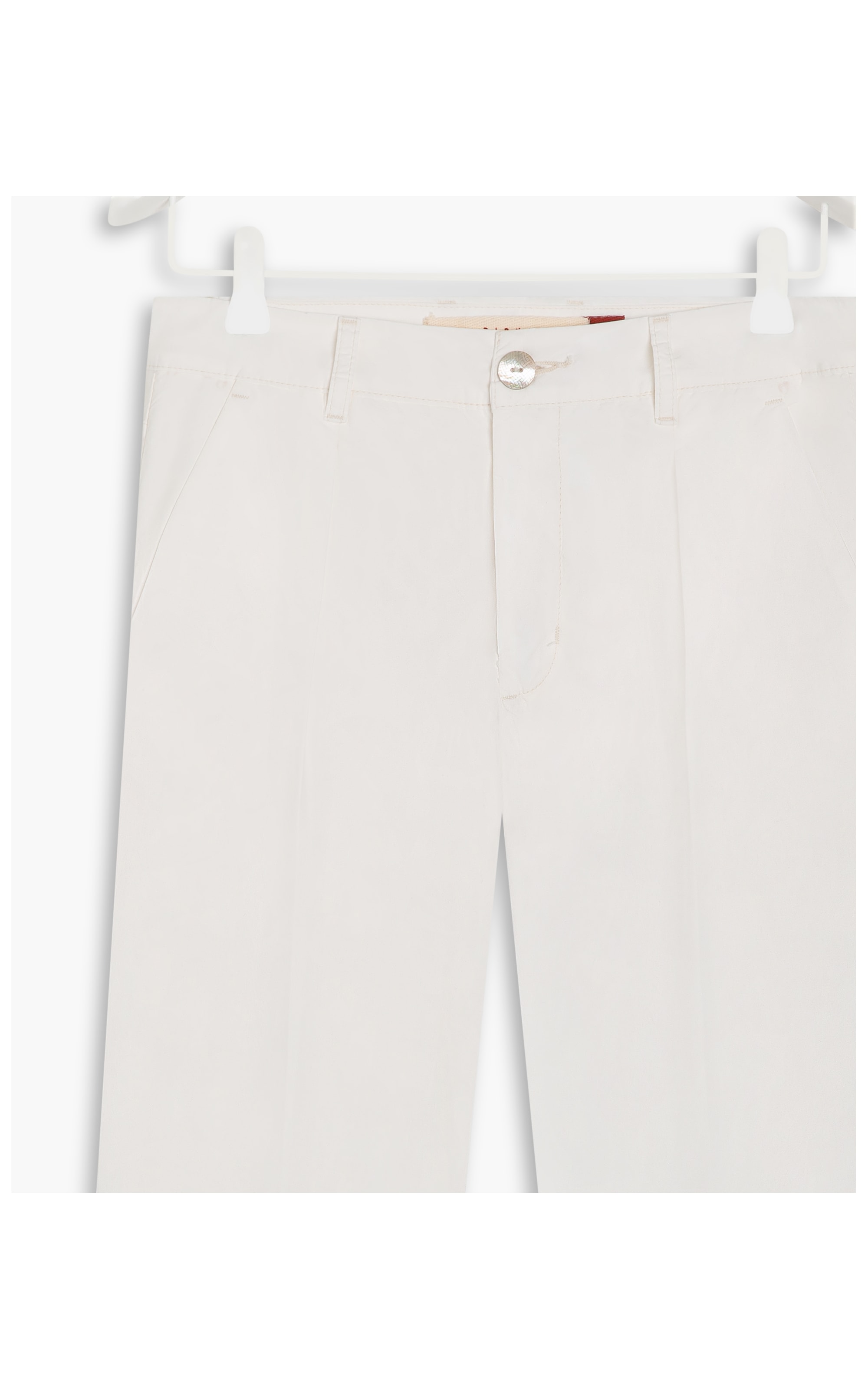 Calça Chino Pregas Alabama Off White