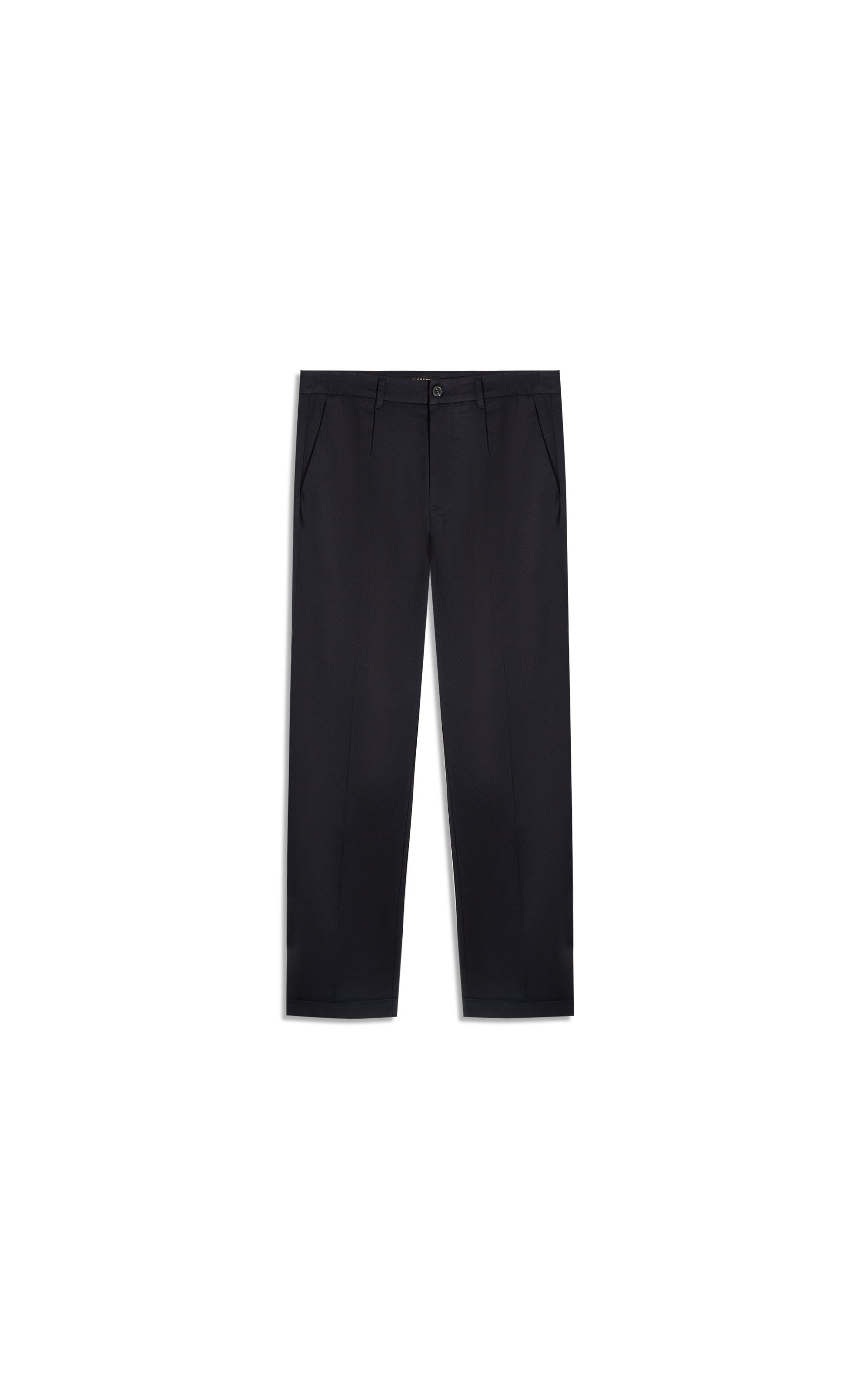 Calca Chino Pregas Basic Fit Moove Dark Navy