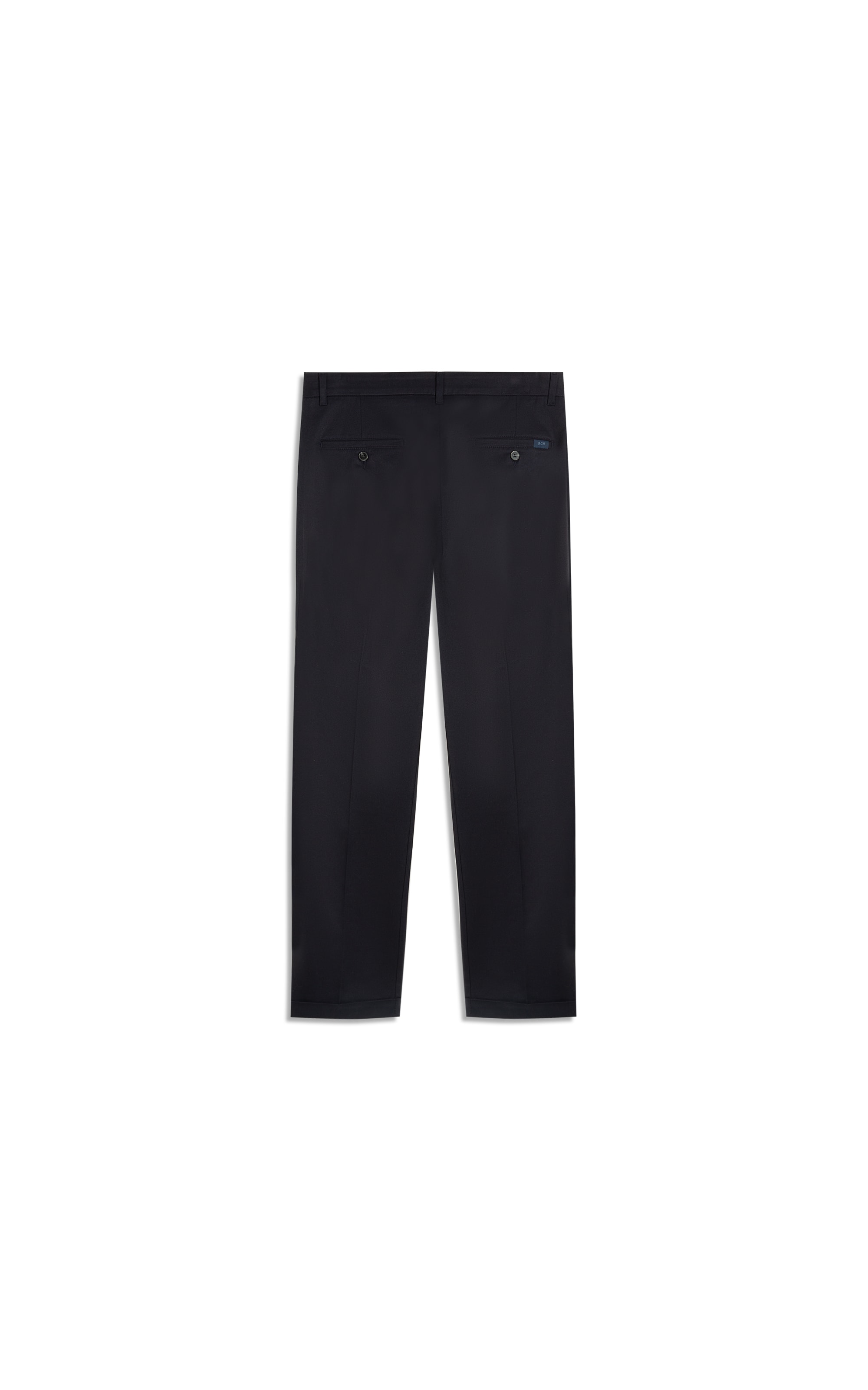 Calca Chino Pregas Basic Fit Moove Dark Navy
