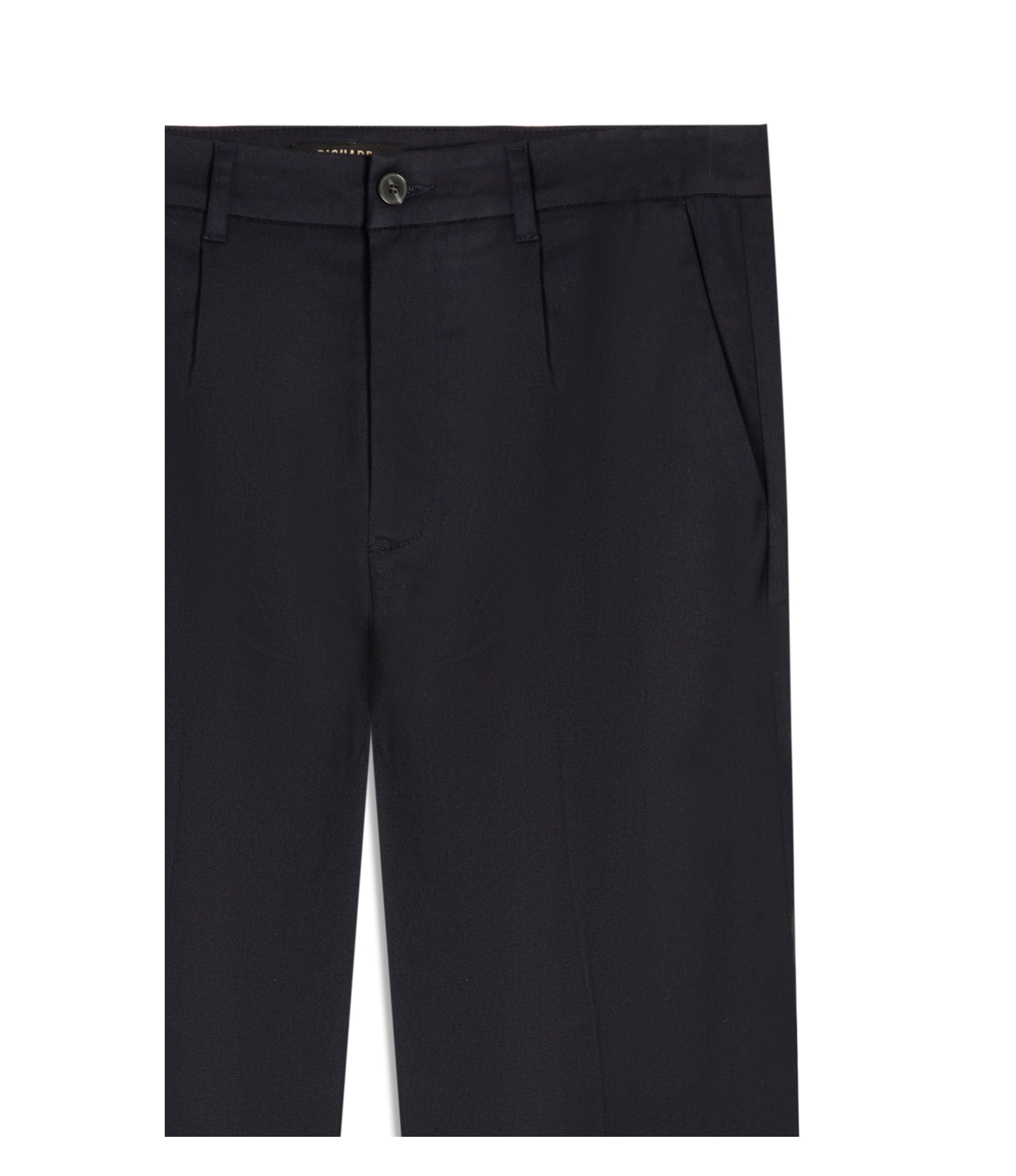 Calca Chino Pregas Basic Fit Moove Dark Navy