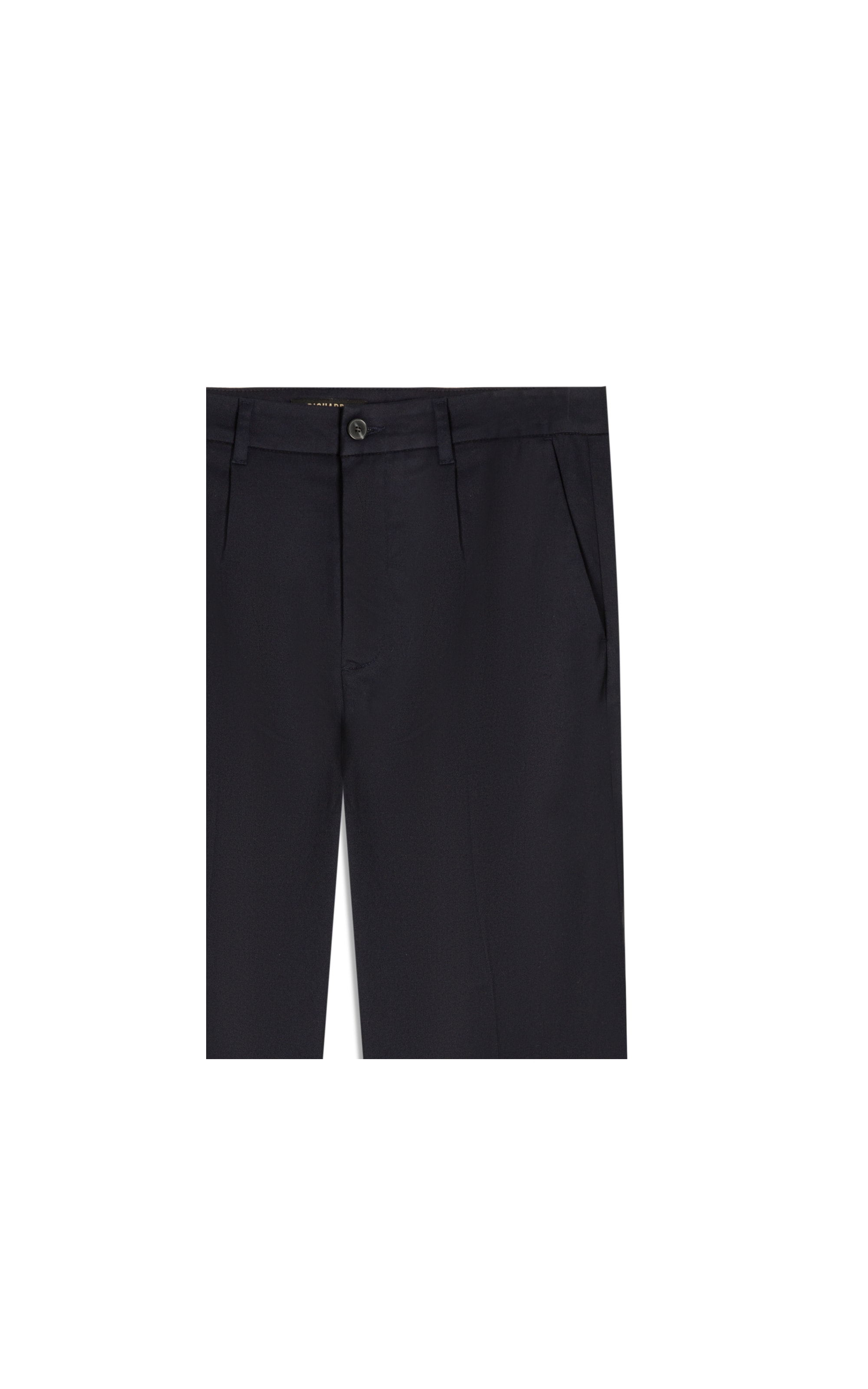 Calca Chino Pregas Basic Fit Moove Dark Navy