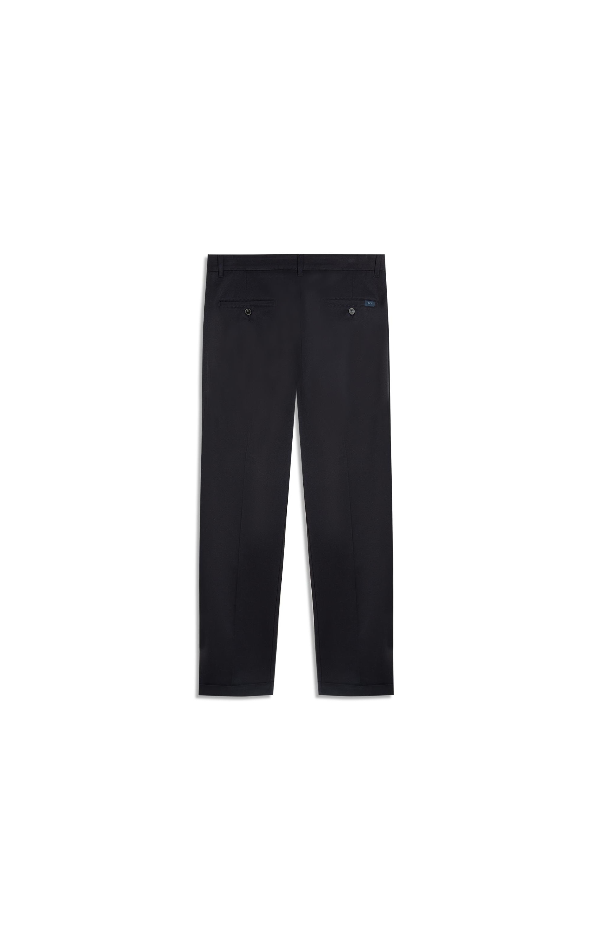 Calca Chino Pregas Basic Fit Moove Dark Navy