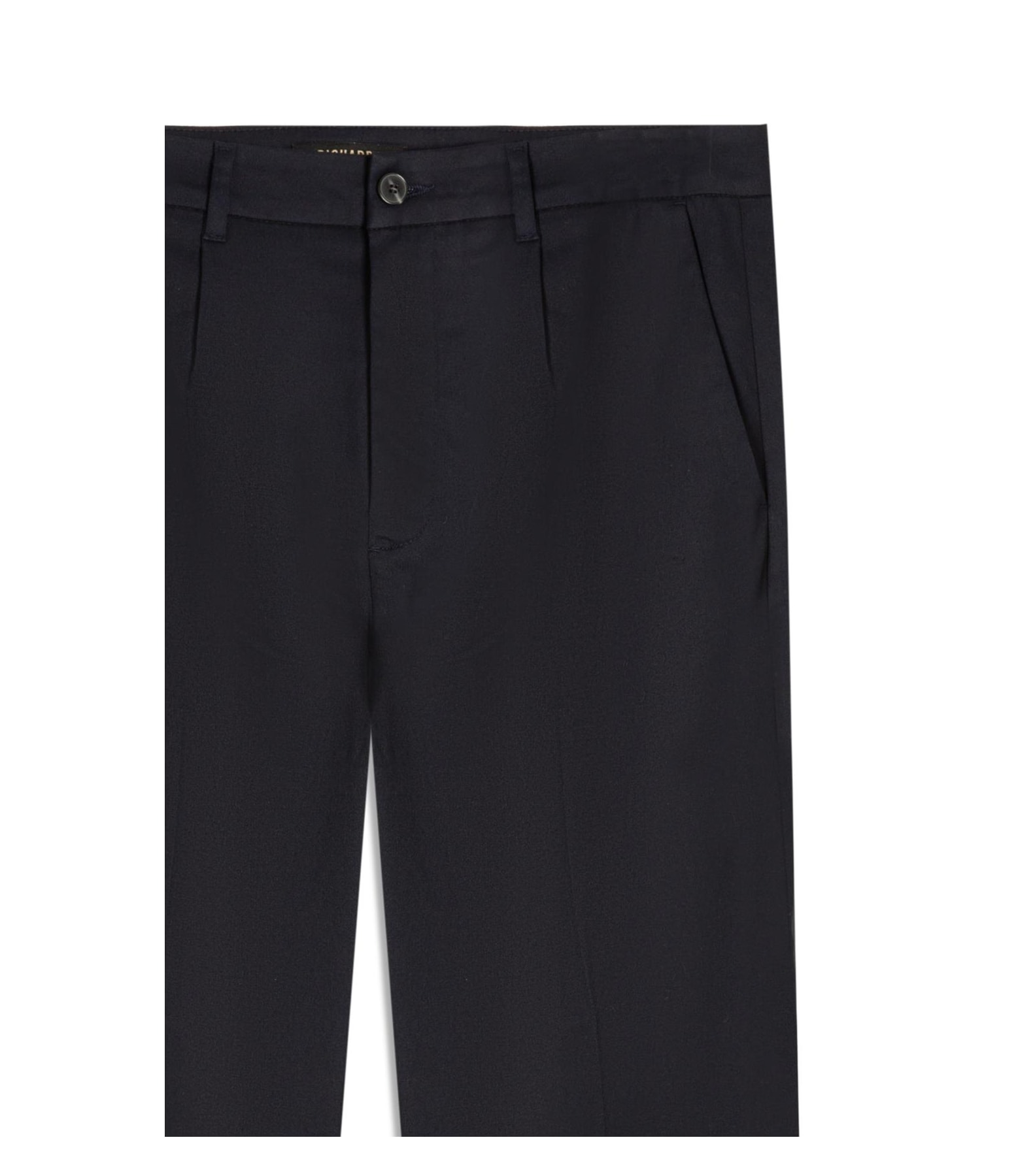 Calca Chino Pregas Basic Fit Moove Dark Navy