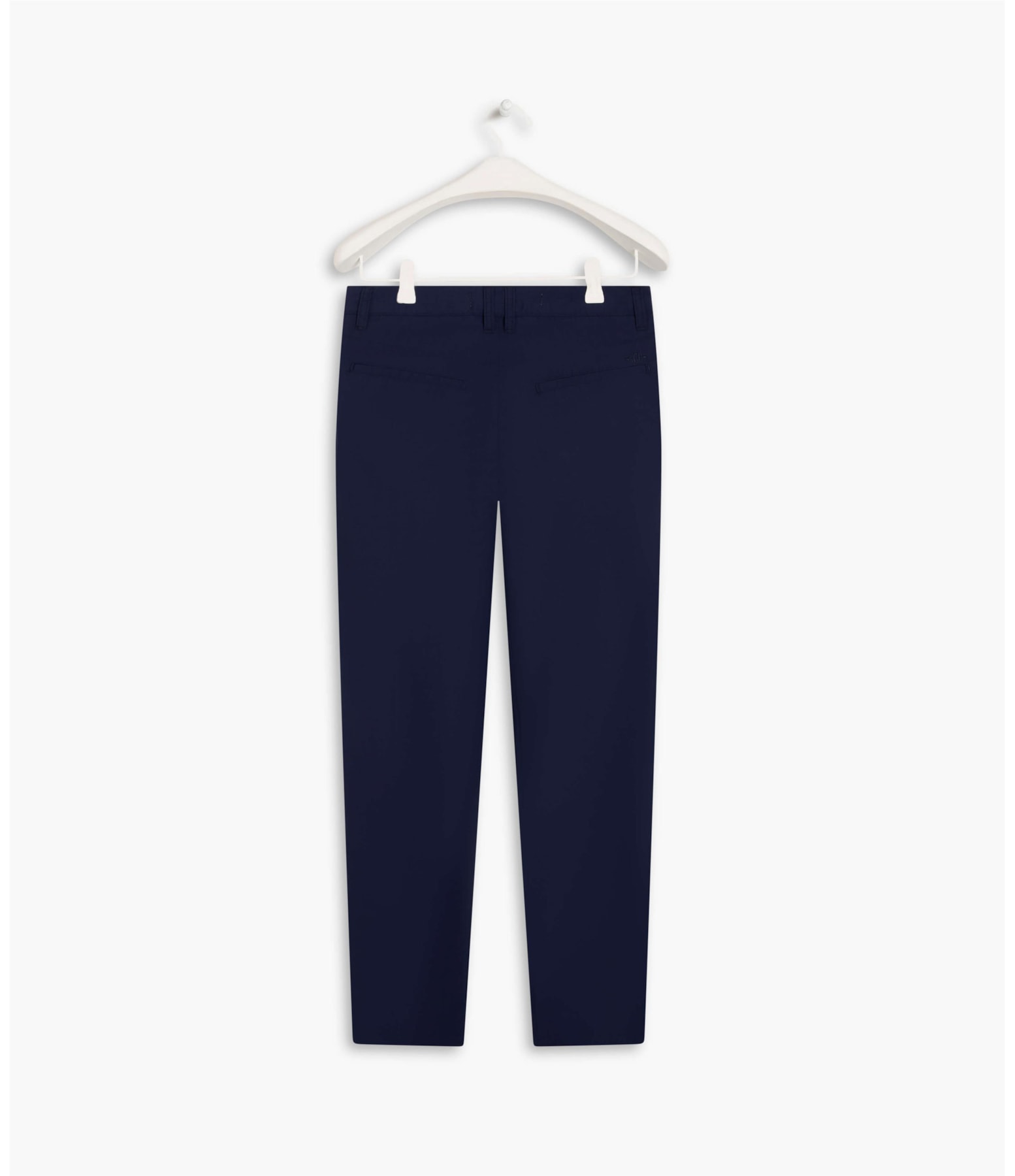 Calça Chino Pregas Dark Navy