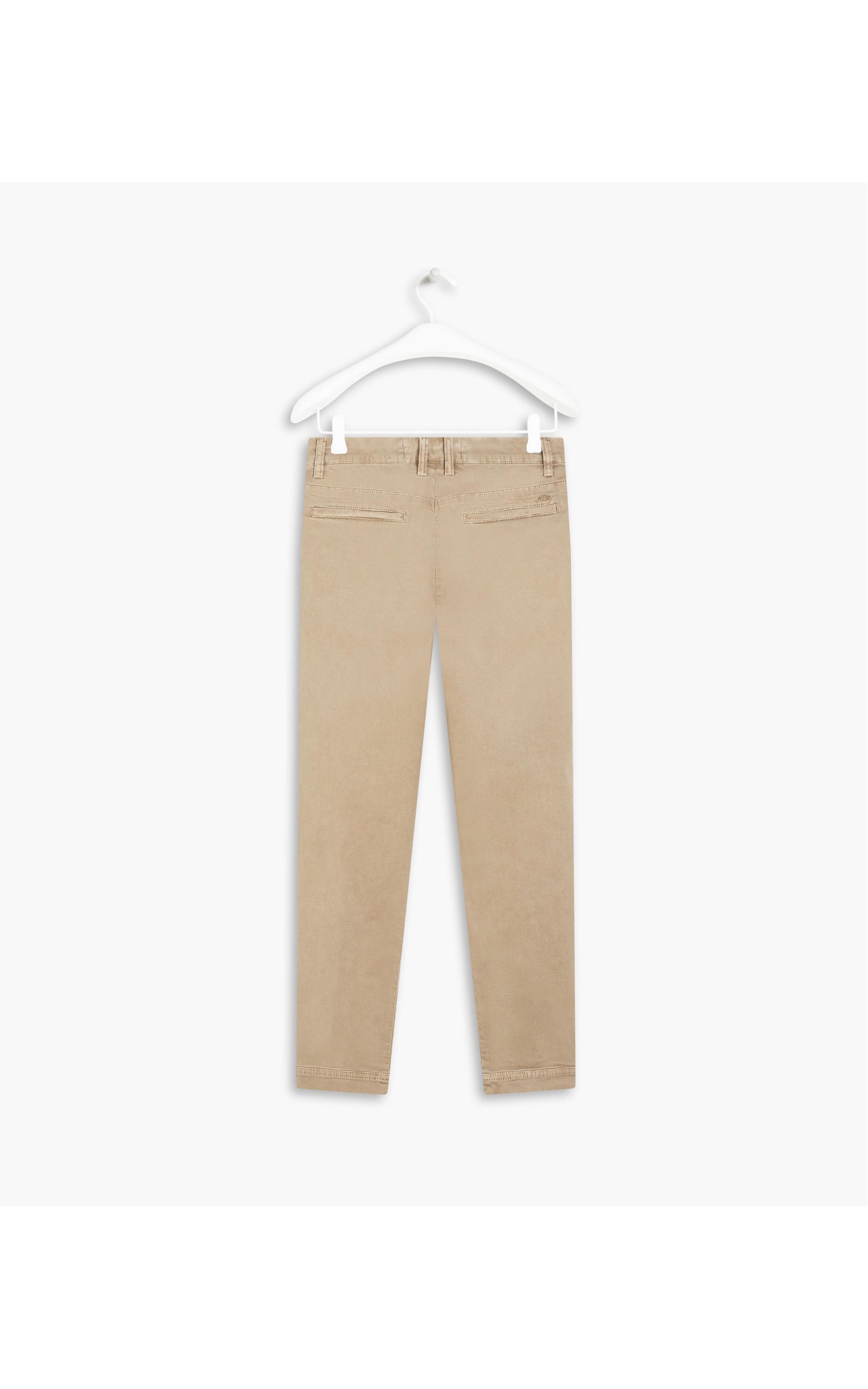 Calça Chino Pregas Rihanna Caqui