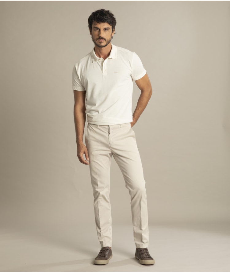 Calça Chino Premium New Areia