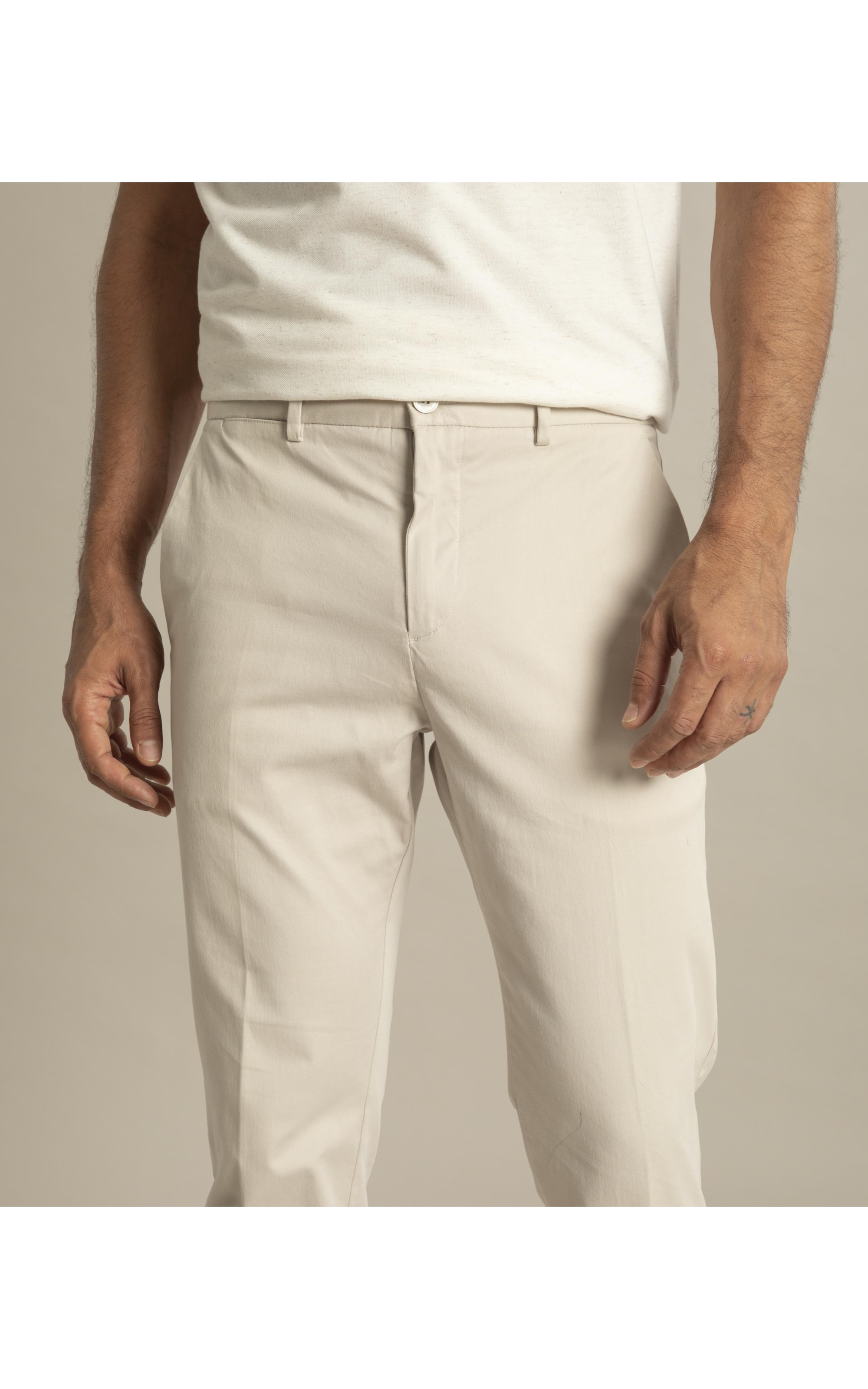 Calça Chino Premium New Areia