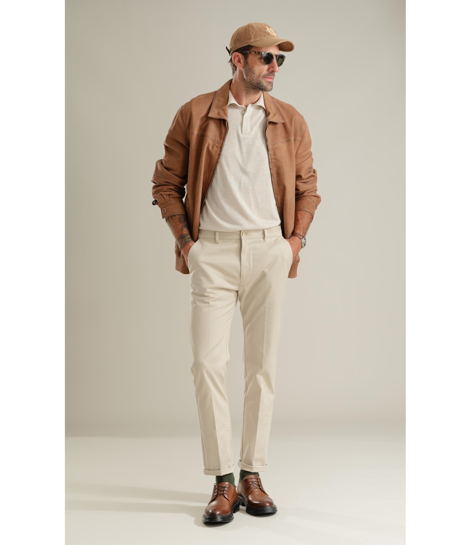 Calça Chino Premium New Caqui