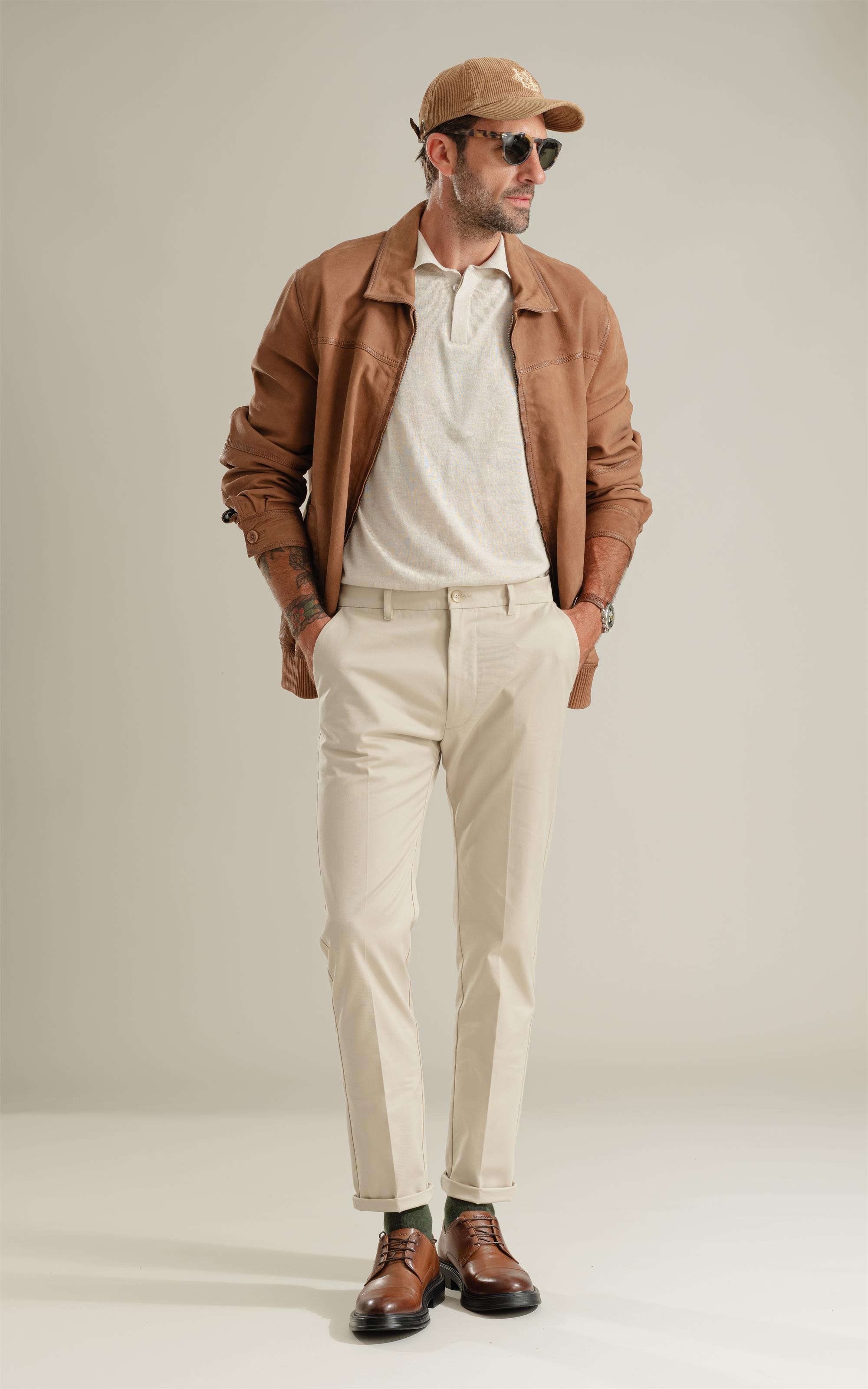 Calça Chino Premium New Caqui