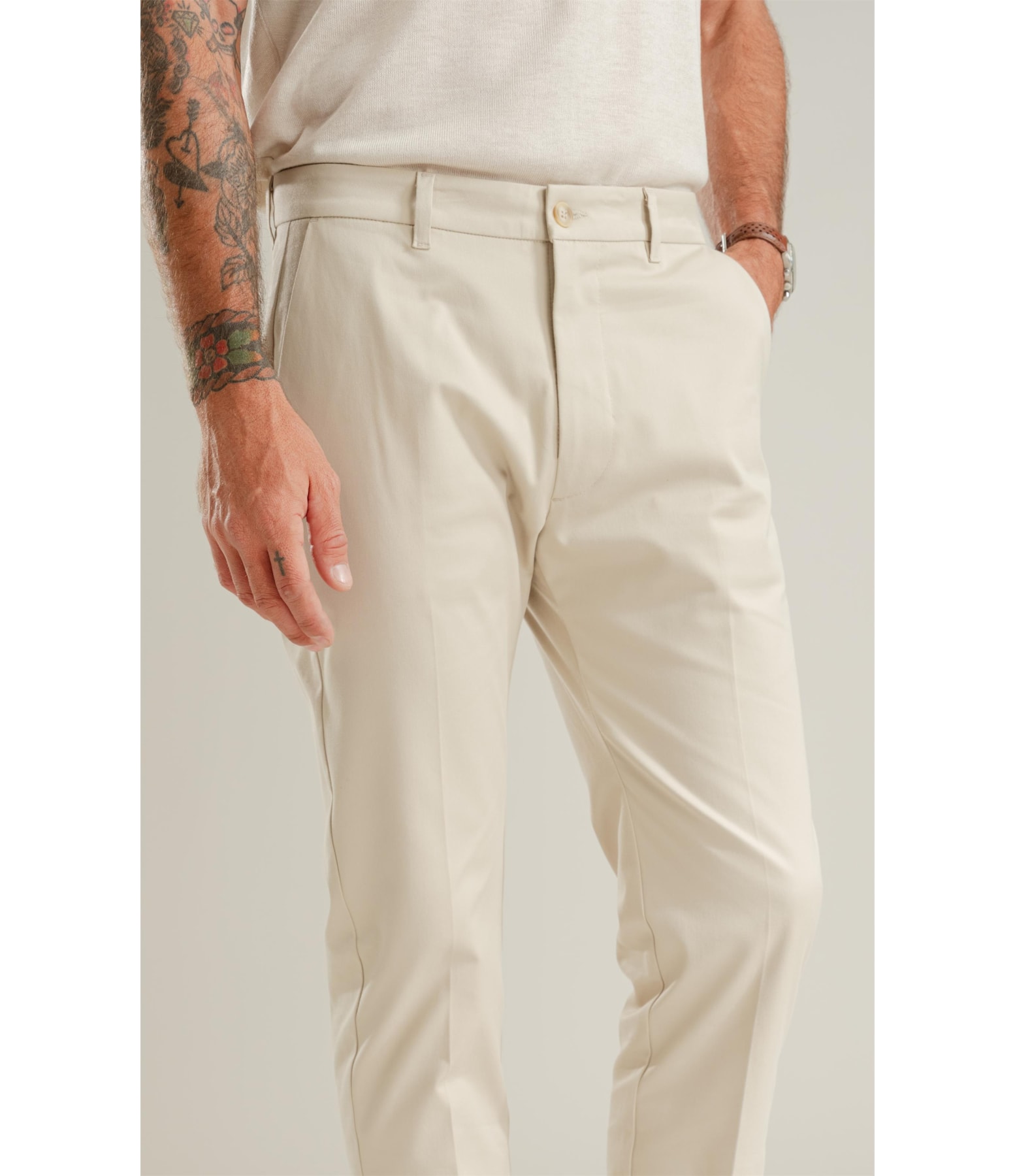 Calça Chino Premium New Caqui