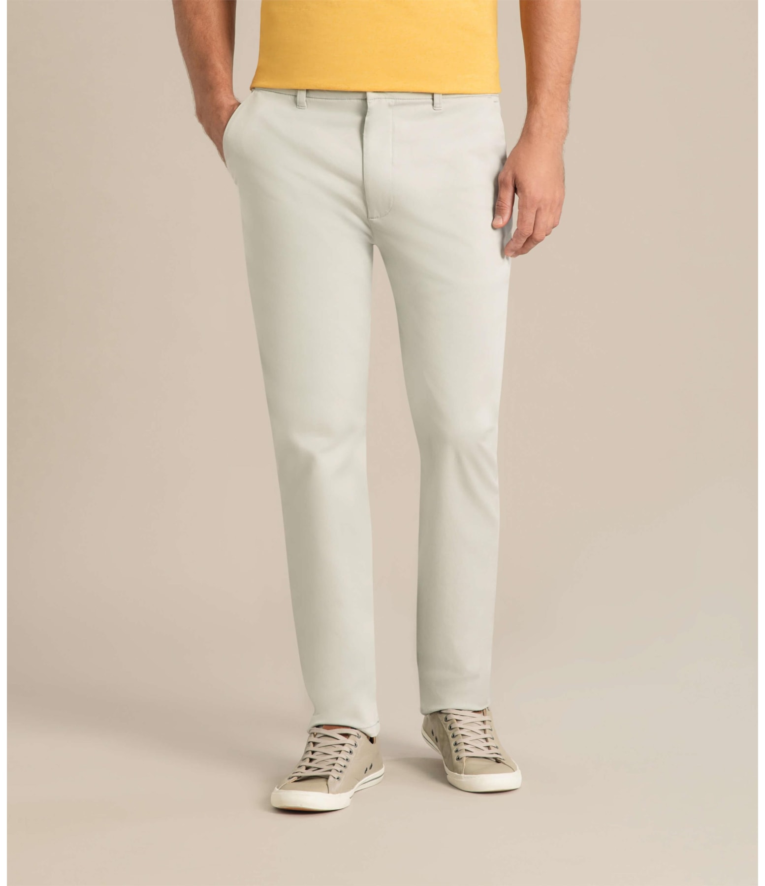 Calça Chino Premium New Gelo