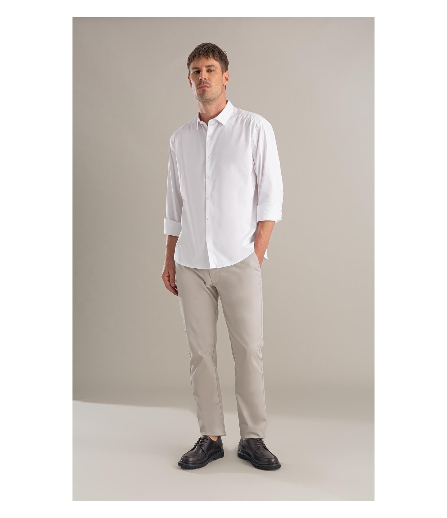 Calça Chino Premium New Silver