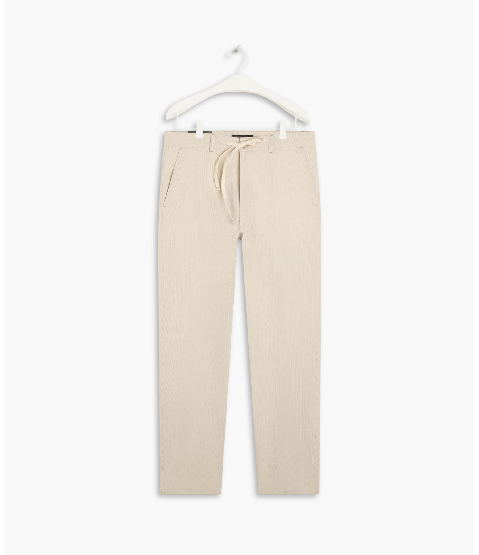  Calça Chino Preppy Ft Listrada Off White C/ Caramelo