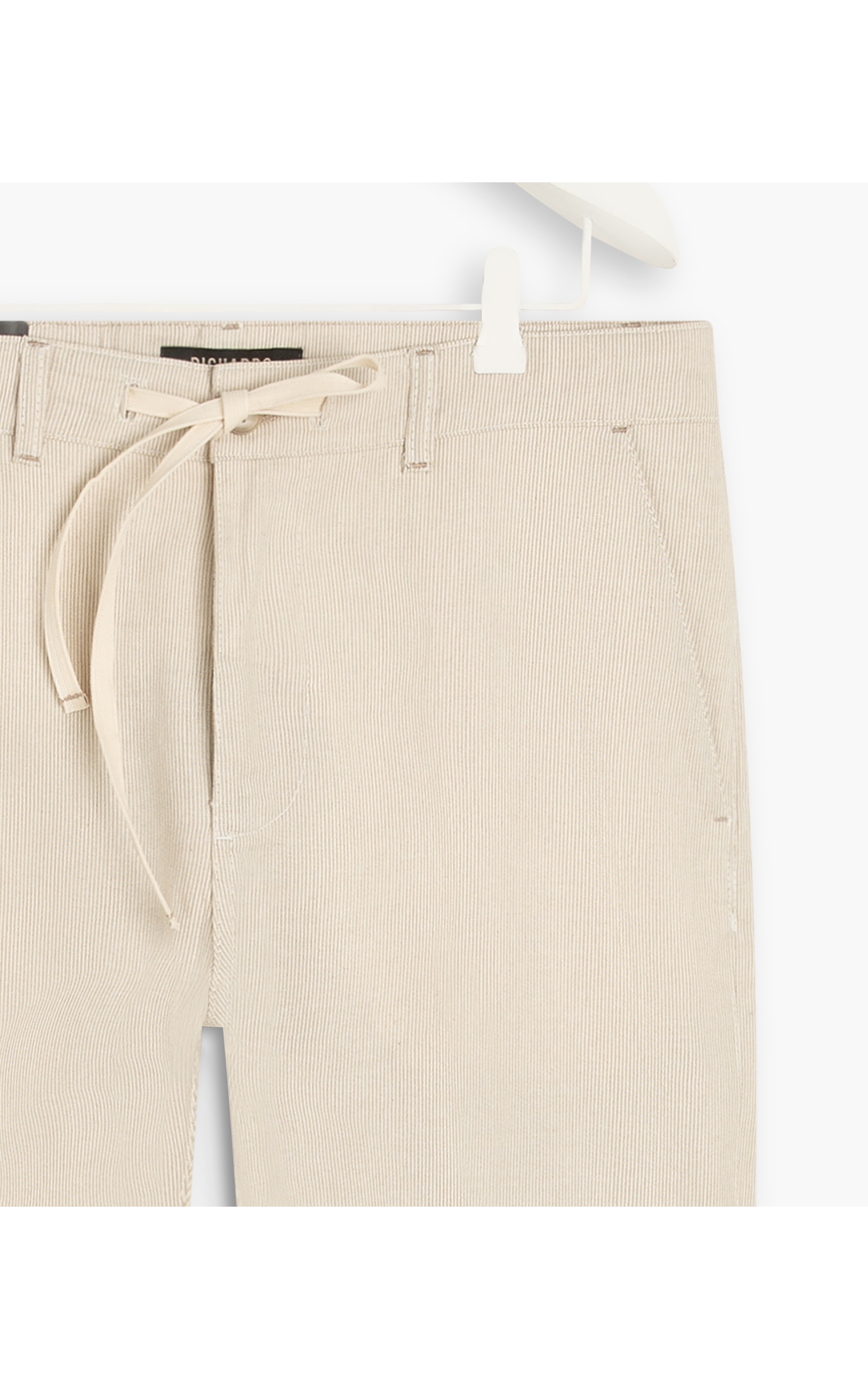  Calça Chino Preppy Ft Listrada Off White C/ Caramelo