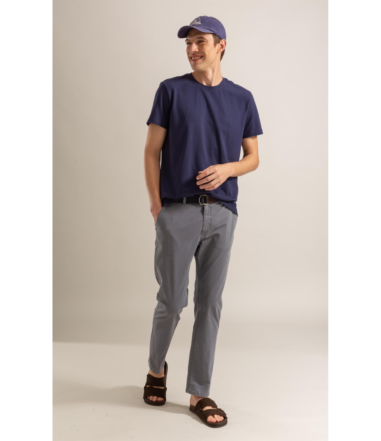 Calça Chino Proenca Cinza Claro