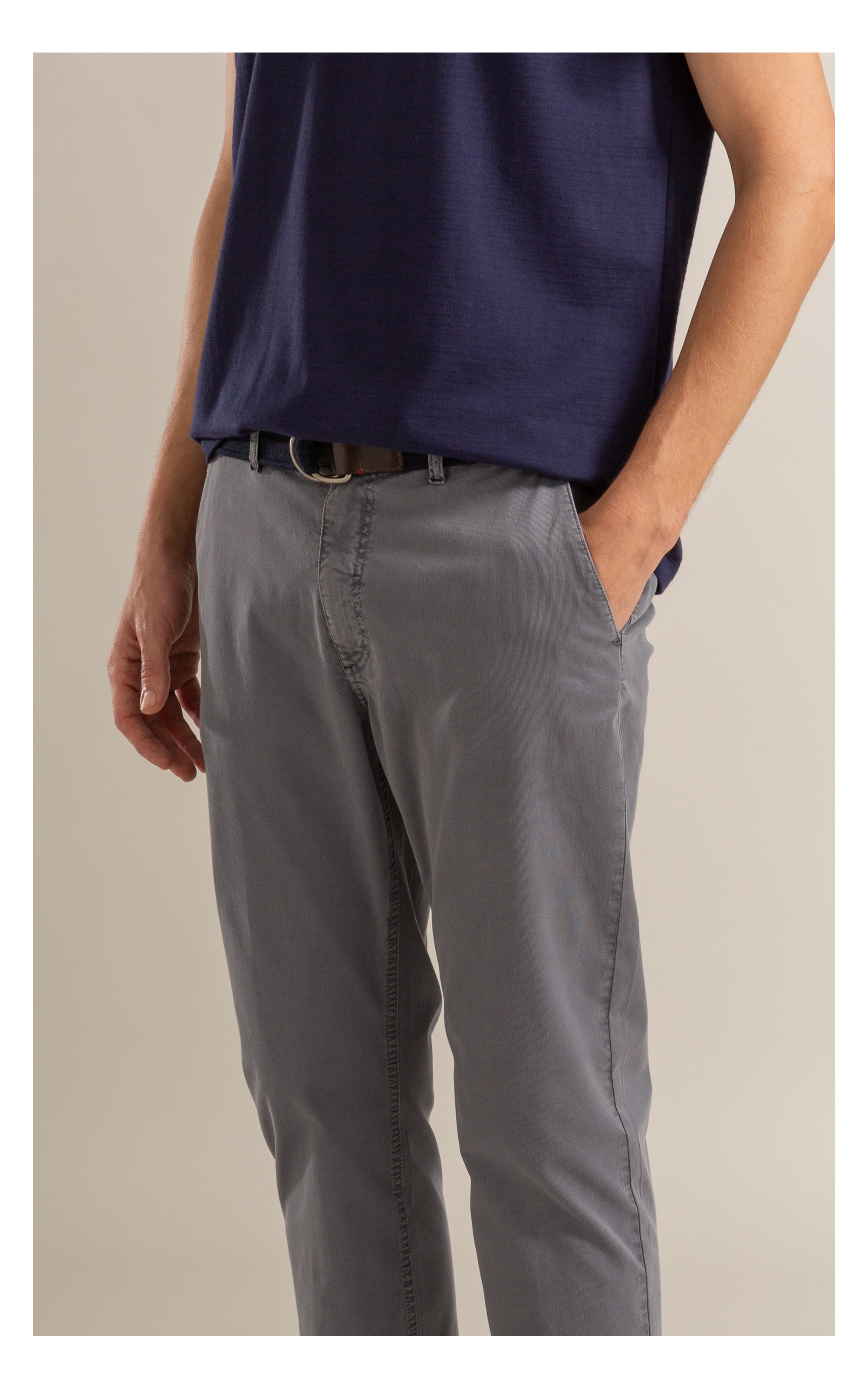 Calça Chino Proenca Cinza Claro