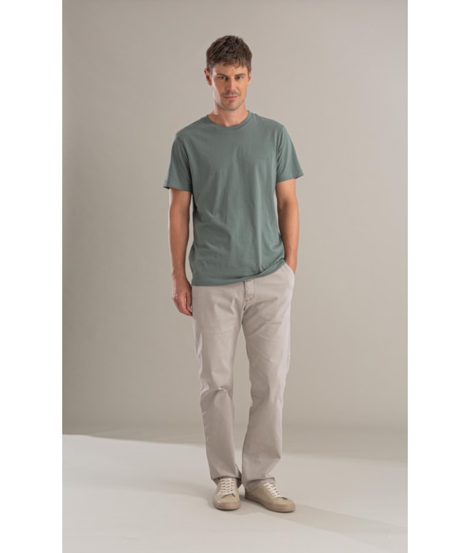 Calça Chino Relax Con Silver