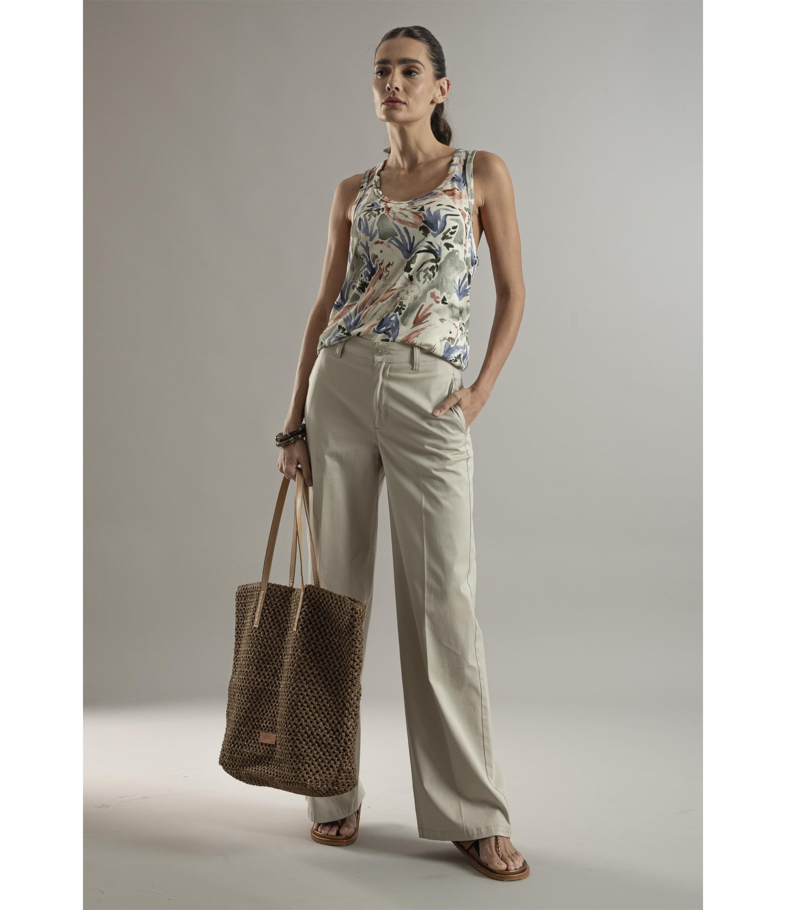 Calça Chino Setta padeph New York Areia