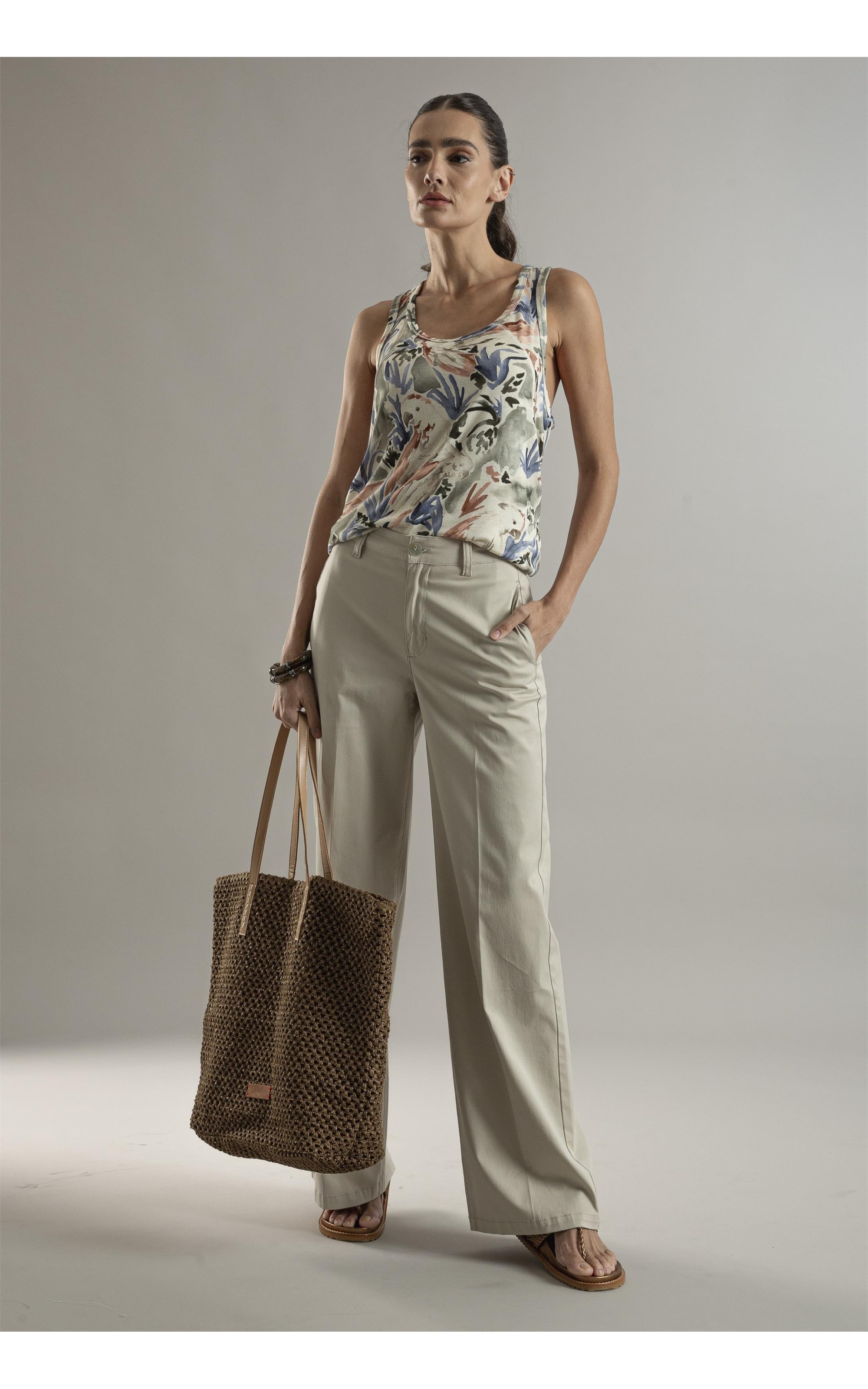 Calça Chino Setta padeph New York Areia