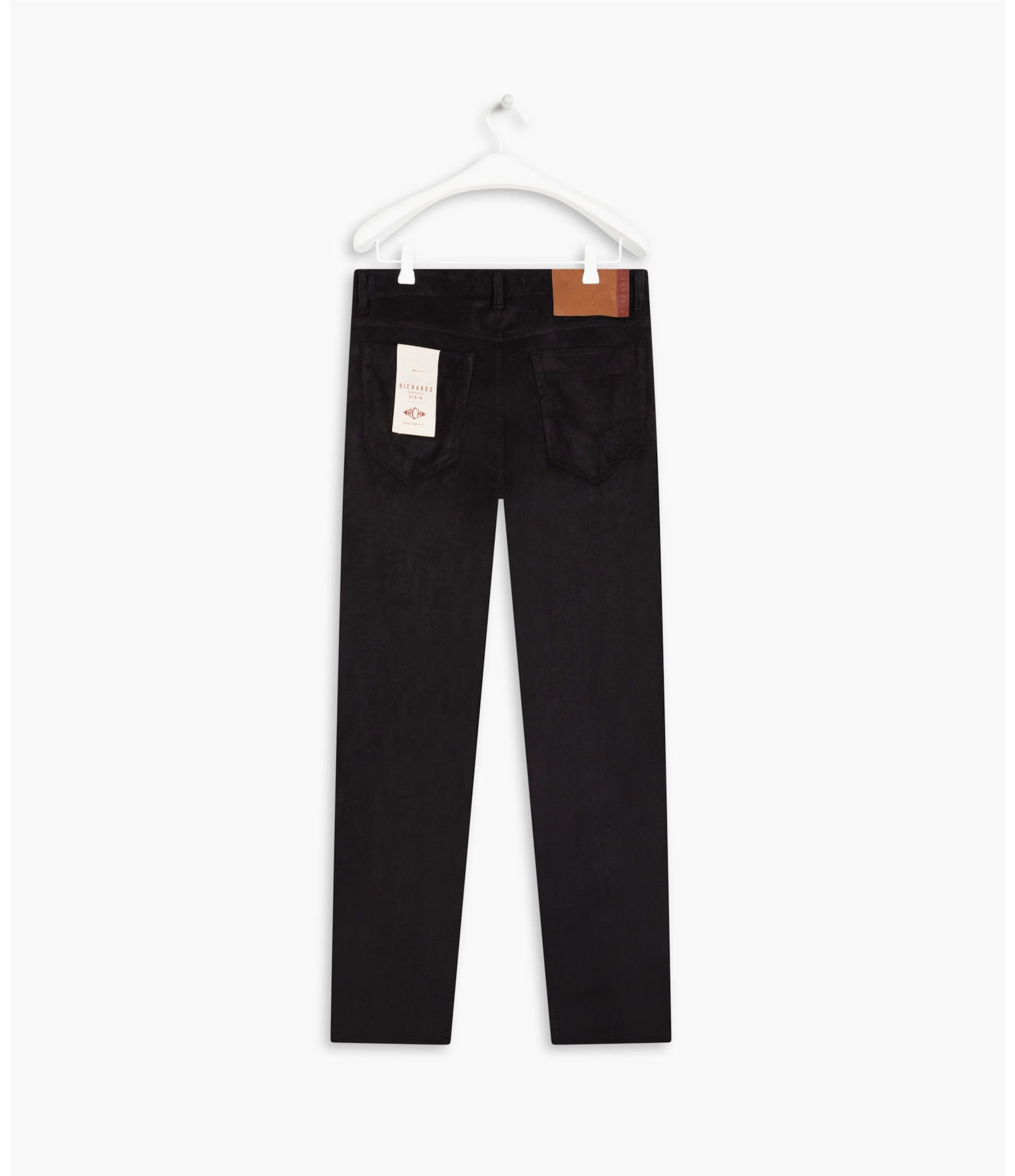 Calça Chino Suede Custom Fit Preto
