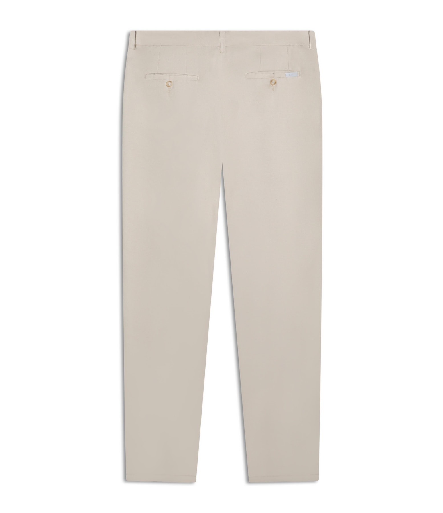 Calça Chino Trapezio Linho Blend Bege