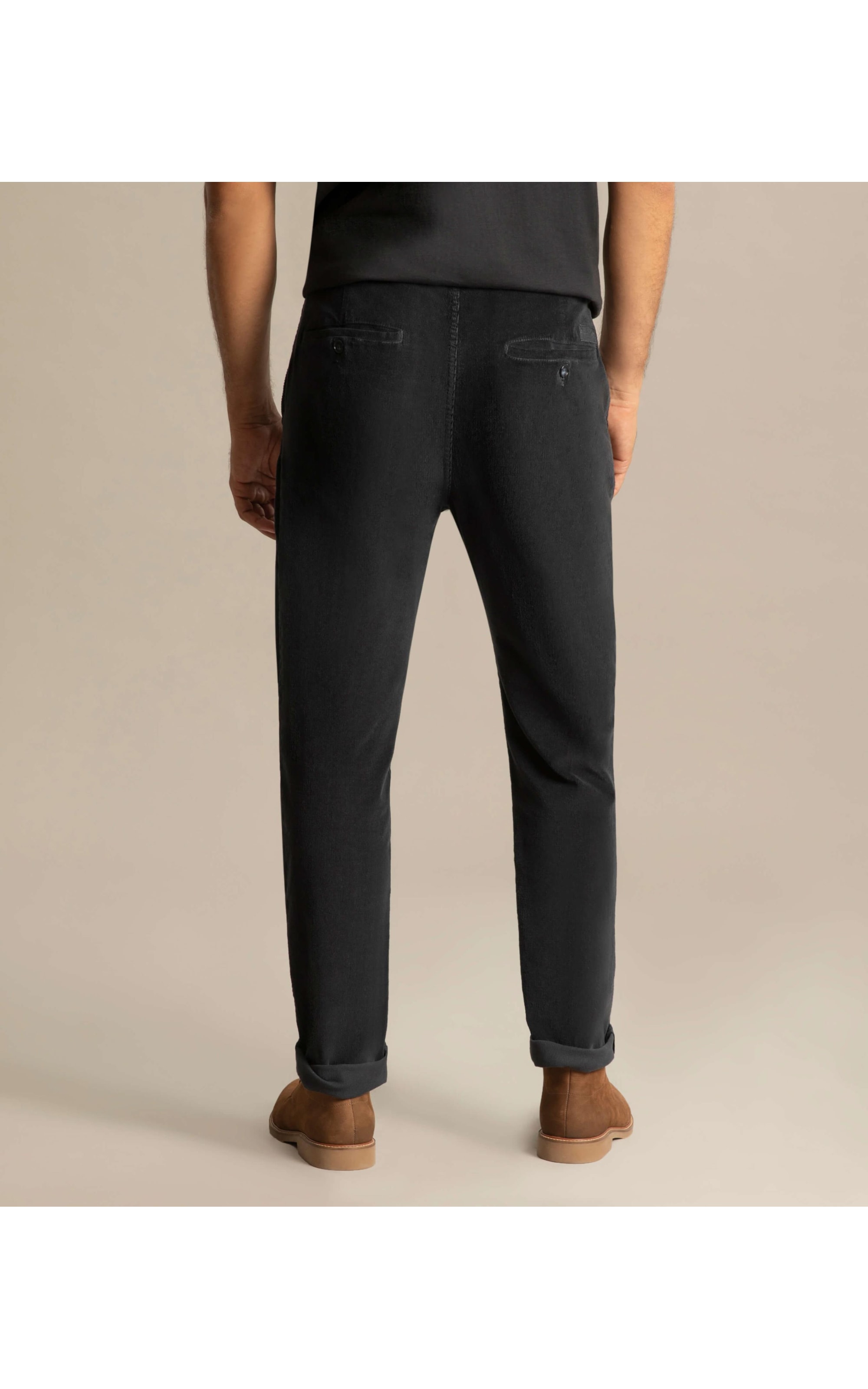 Calça Chino Veludo Midnight Blue