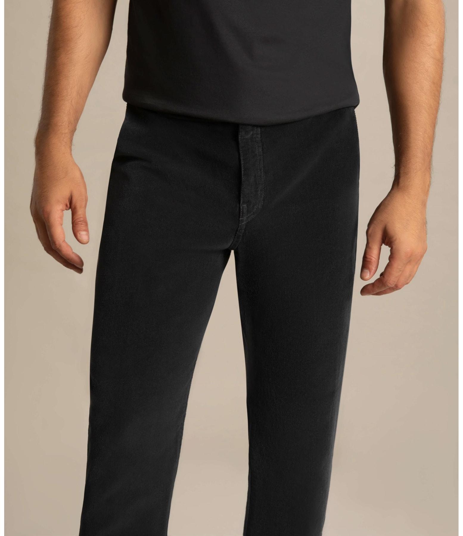 Calça Chino Veludo Midnight Blue