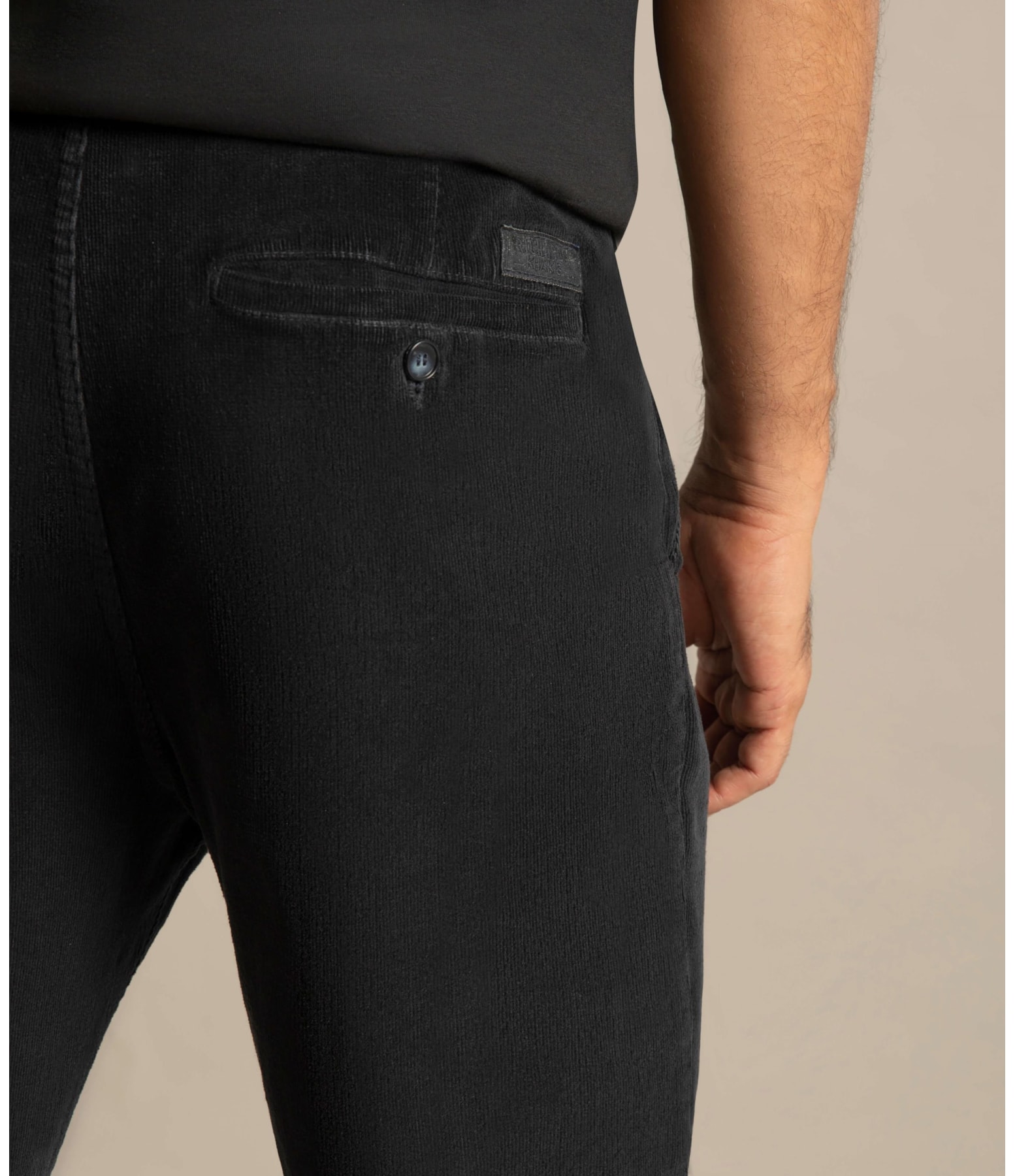 Calça Chino Veludo Midnight Blue