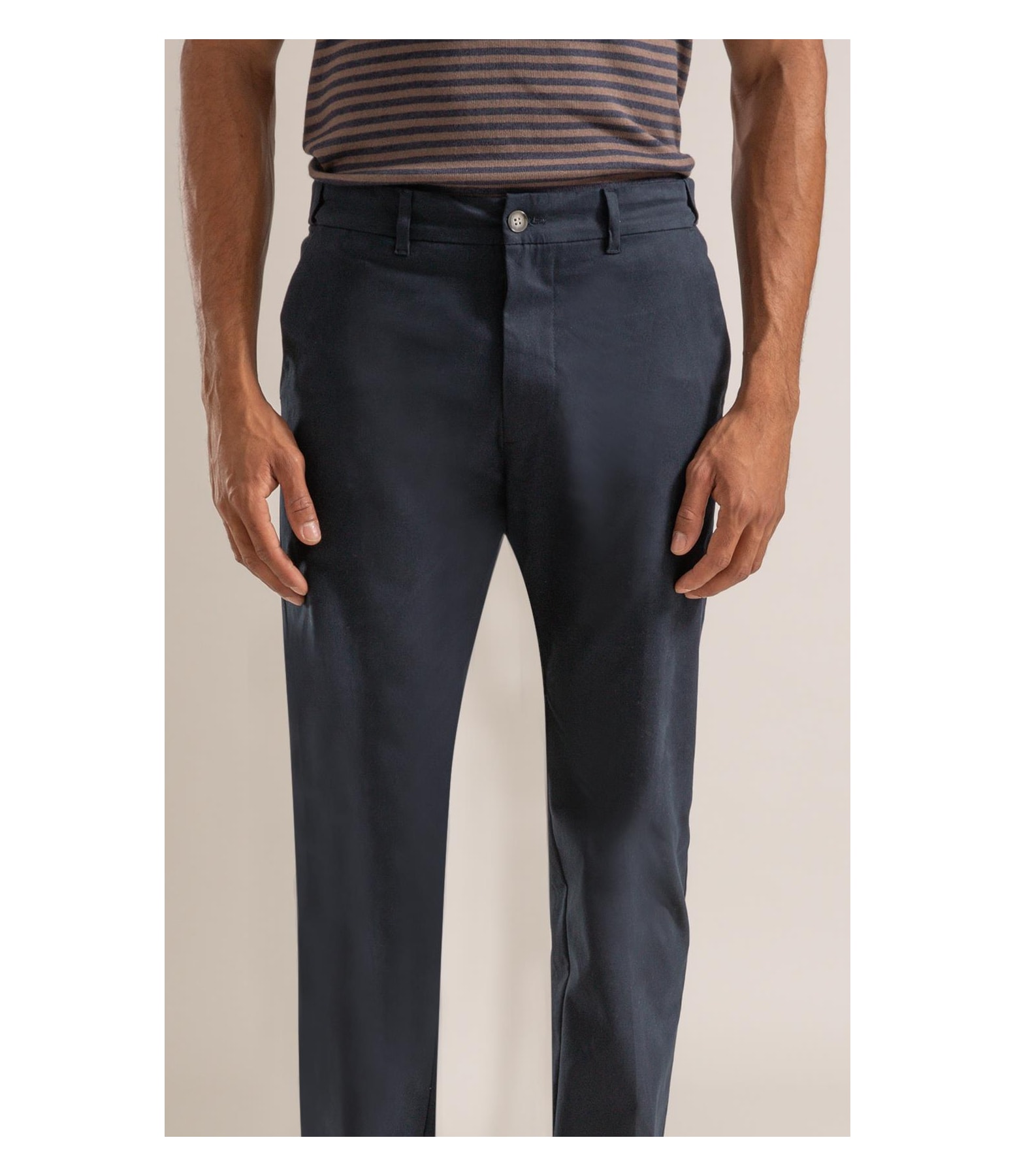Calça Chino Vmp Cos Ajustavel Tradiciona Dark Navy