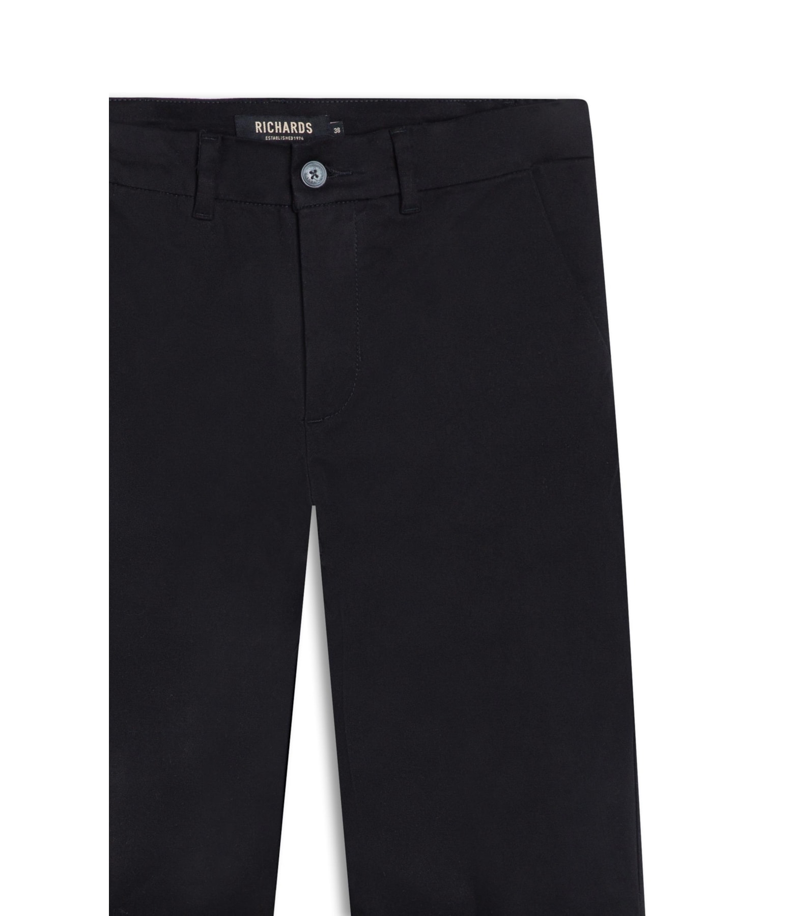 Calça Chino Vmp Cos Ajustavel Tradiciona Preto