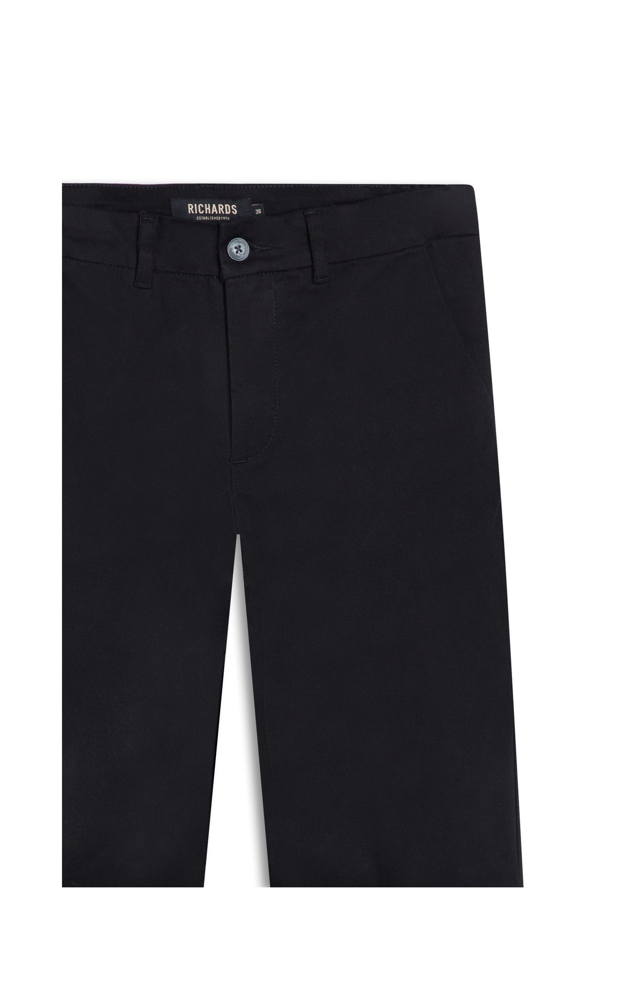 Calça Chino Vmp Cos Ajustavel Tradiciona Preto