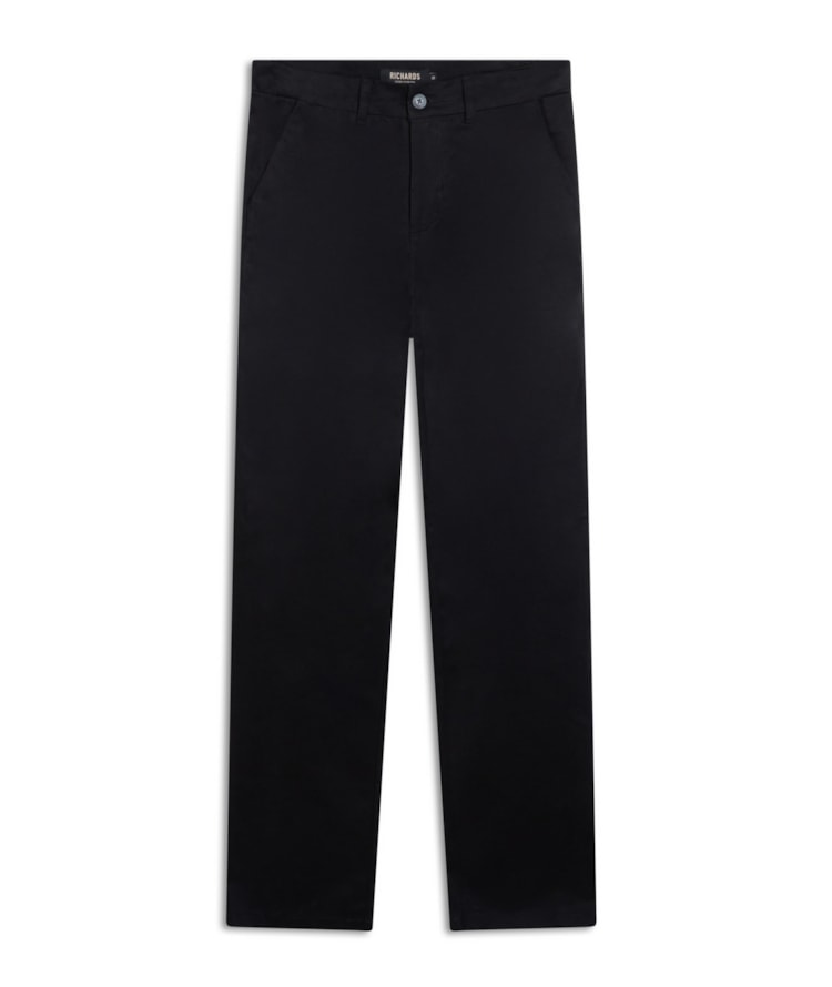 Calça Chino Vmp Cos Ajustavel Tradiciona Preto