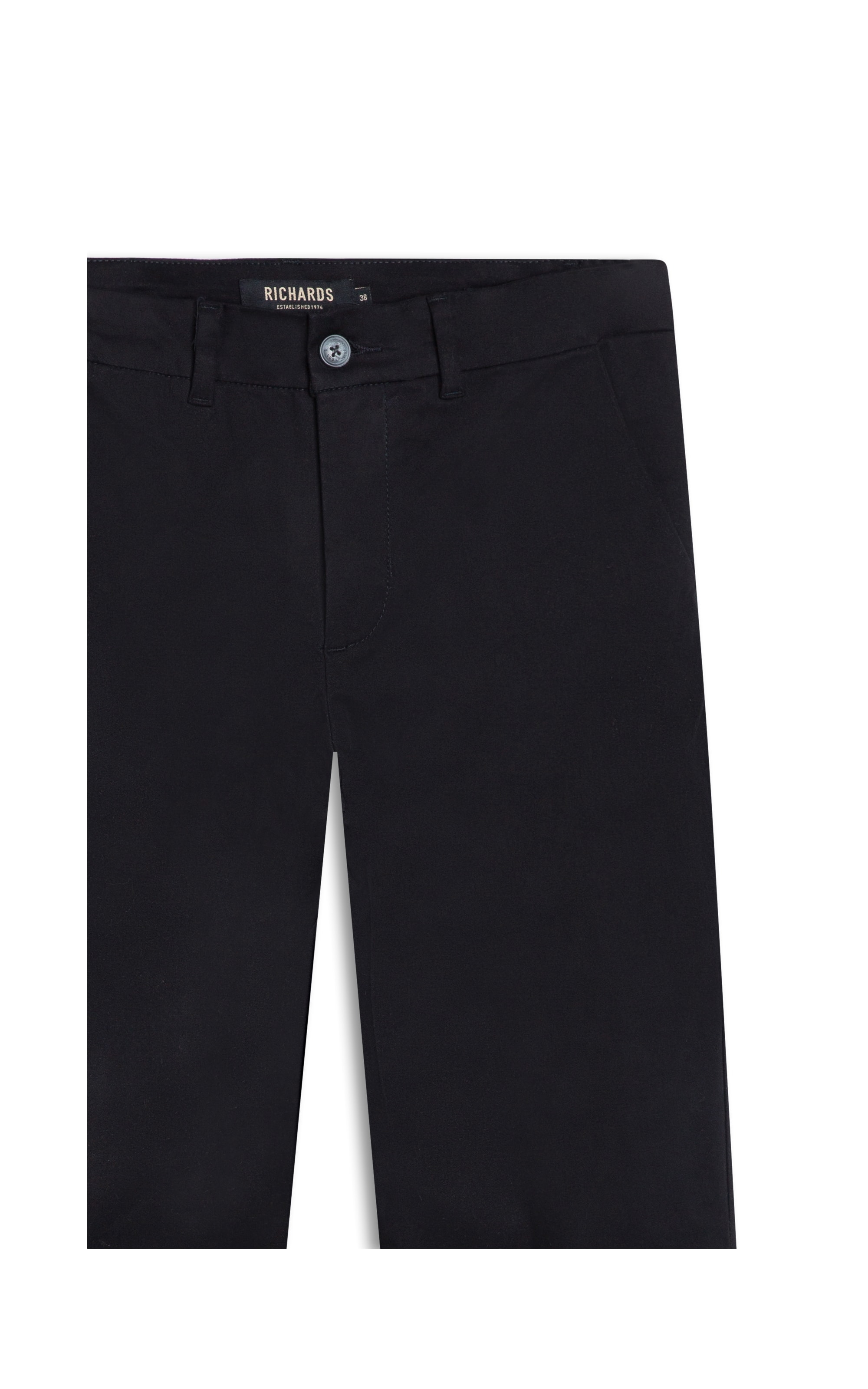 Calça Chino Vmp Cos Ajustavel Tradiciona Preto