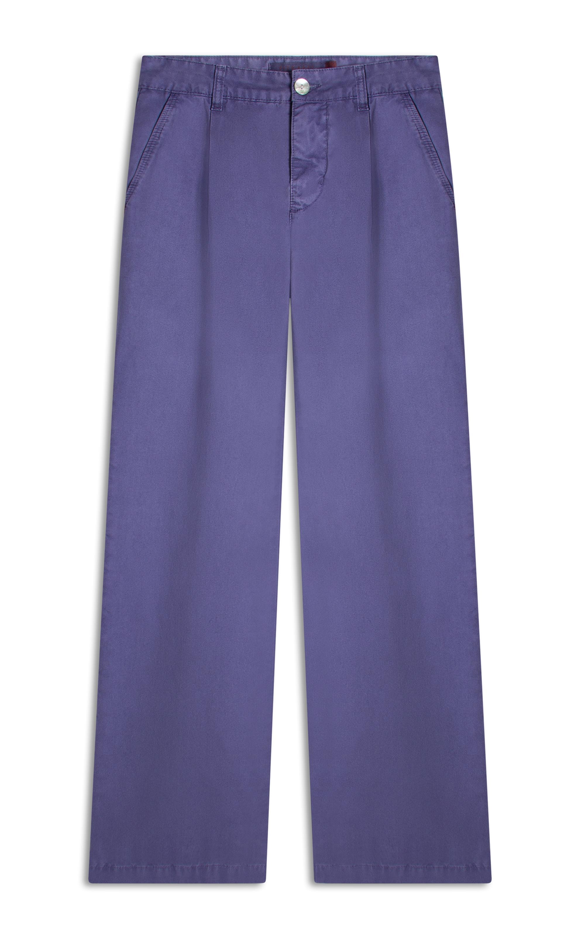 Calça Chino Wide Pregas Misty
