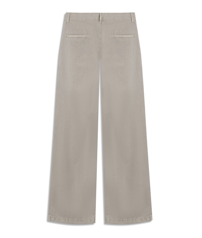 Calça Chino Wide Pregas Silver