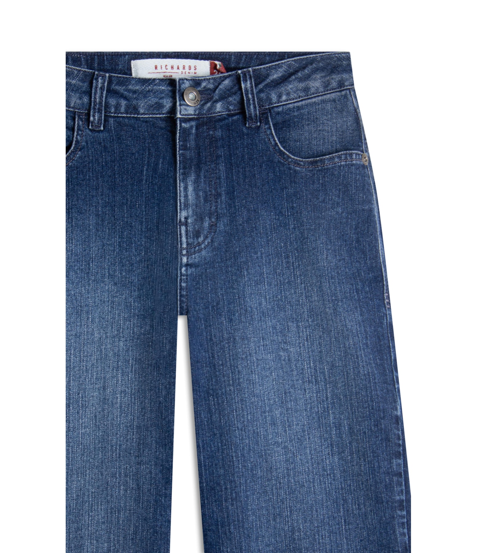 Calça Classic Denim Reta Milena 2150-Lav.Escuro Estonado