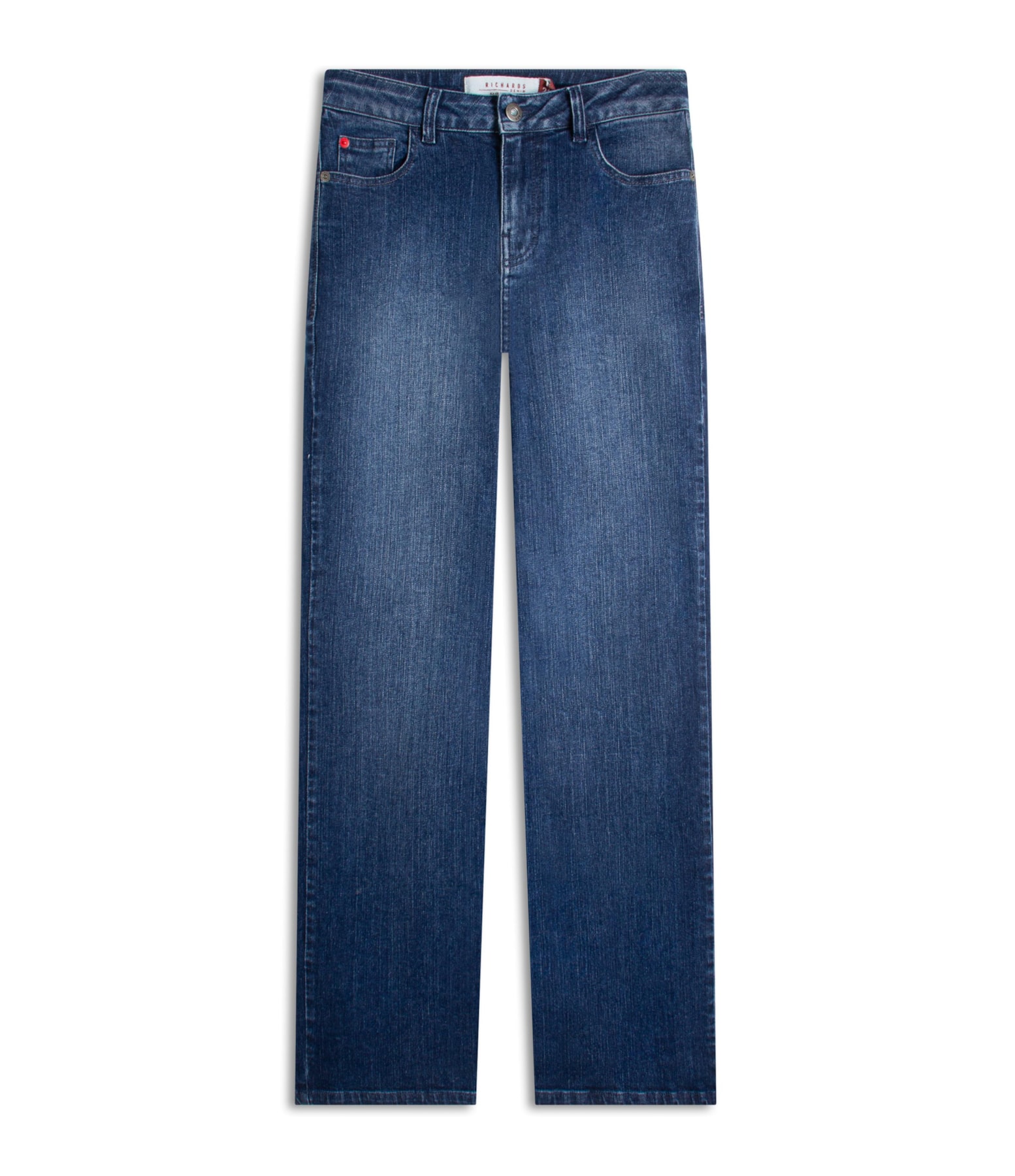 Calça Classic Denim Reta Milena 2150-Lav.Escuro Estonado