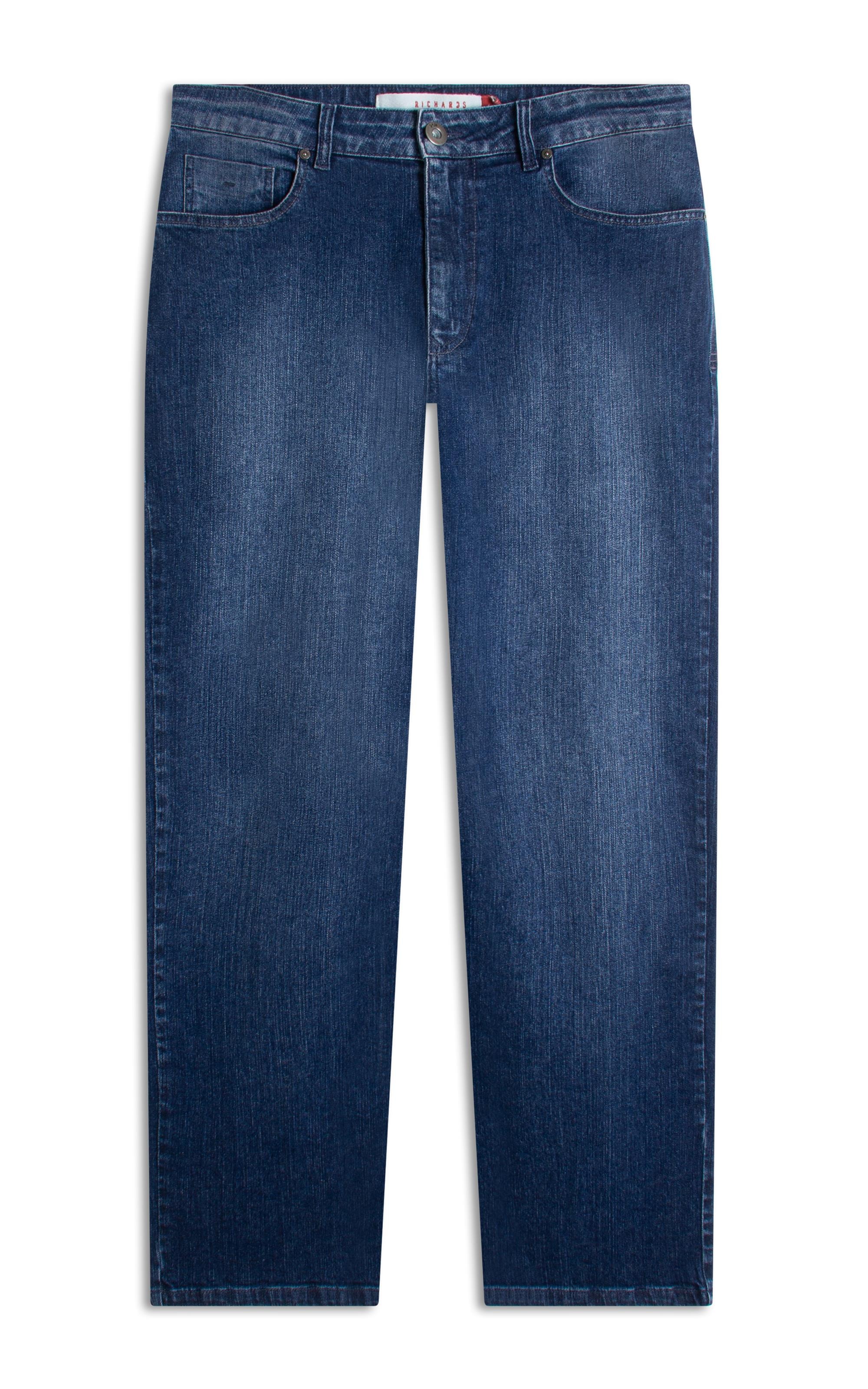 Calca Classic Denim Tradicional Caio Lav.Escuro Estonado