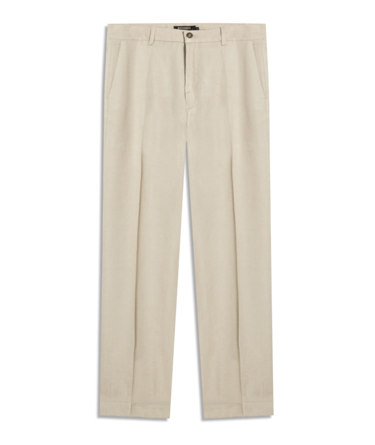 Calca Classic Lb Semi Relax Preppy Areia