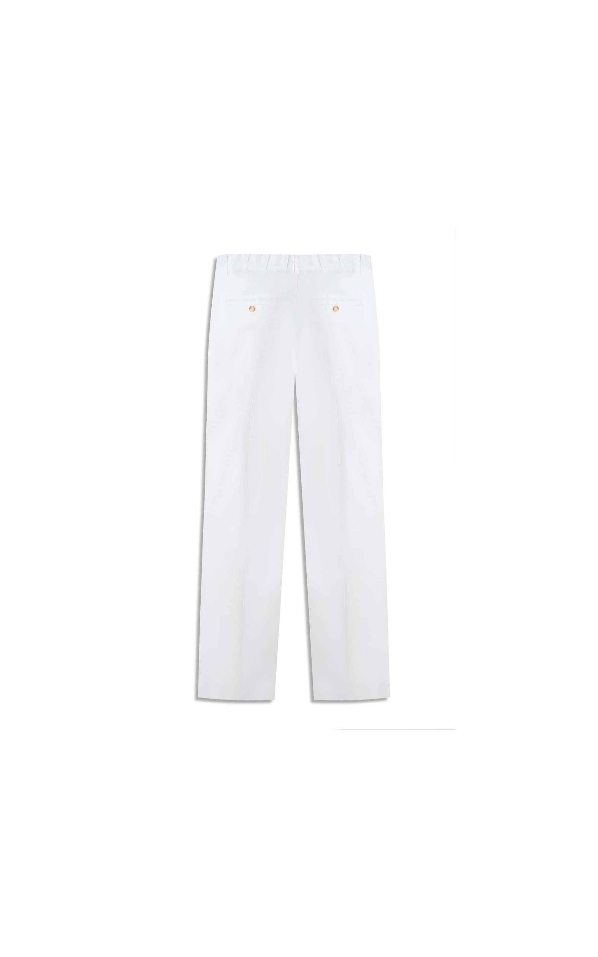 Calca Classic Lb Semi Relax Preppy Off White