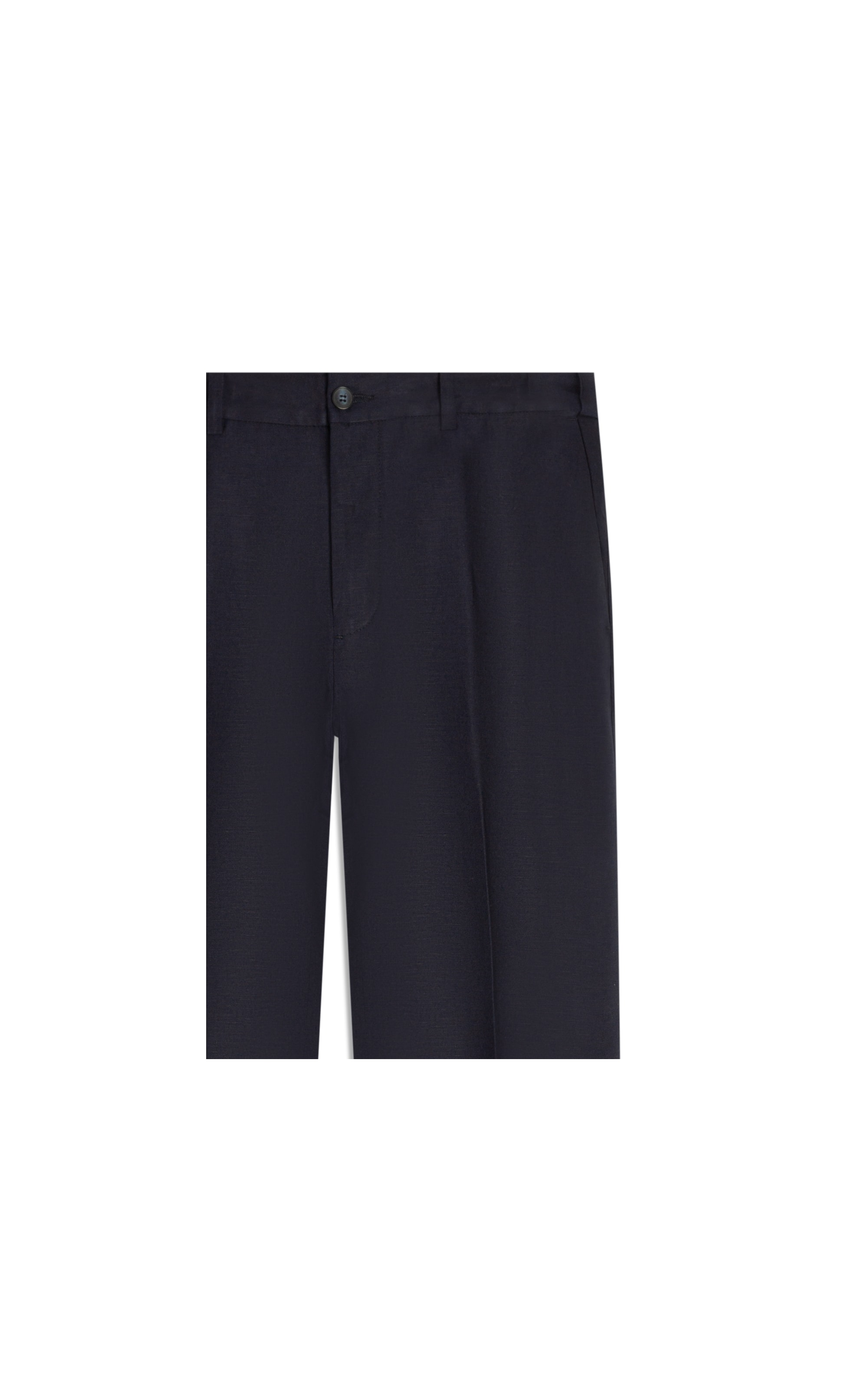 Calça Classic Linho Blend  Dark Navy