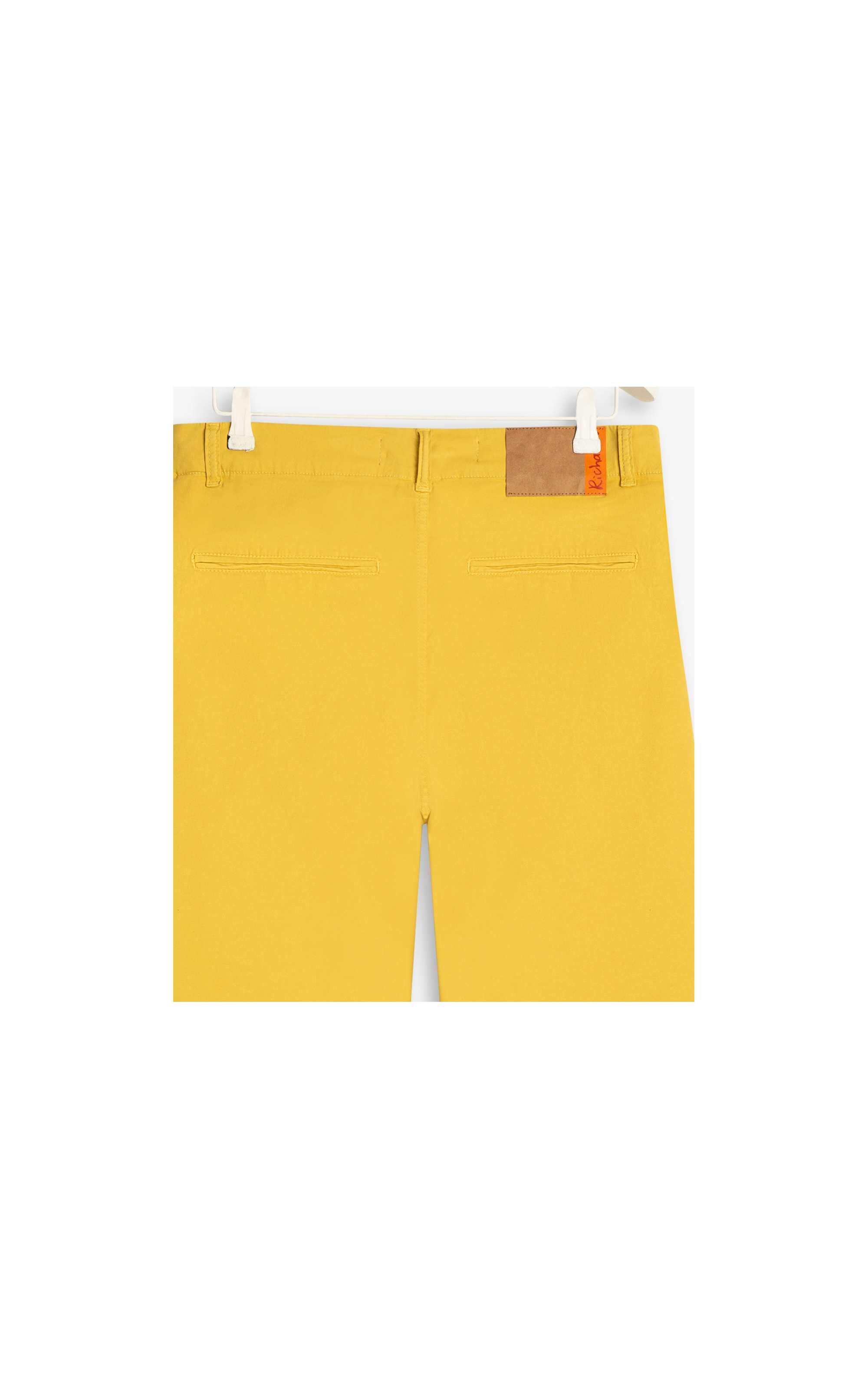 Calça Clochard Navy Color Canvas Amarelo Claro