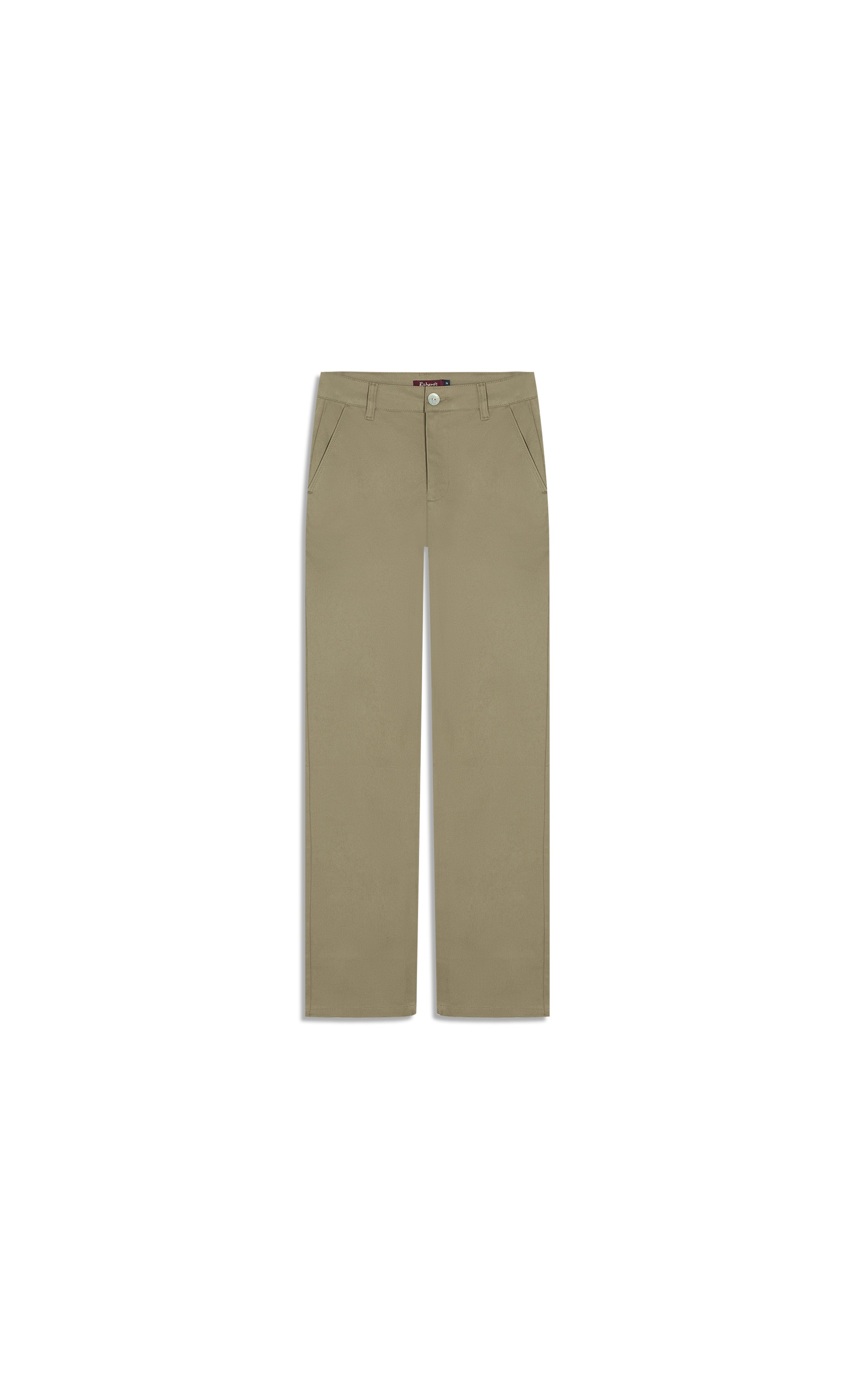 Calça Color Twill Power Reta Piece Dye Castor