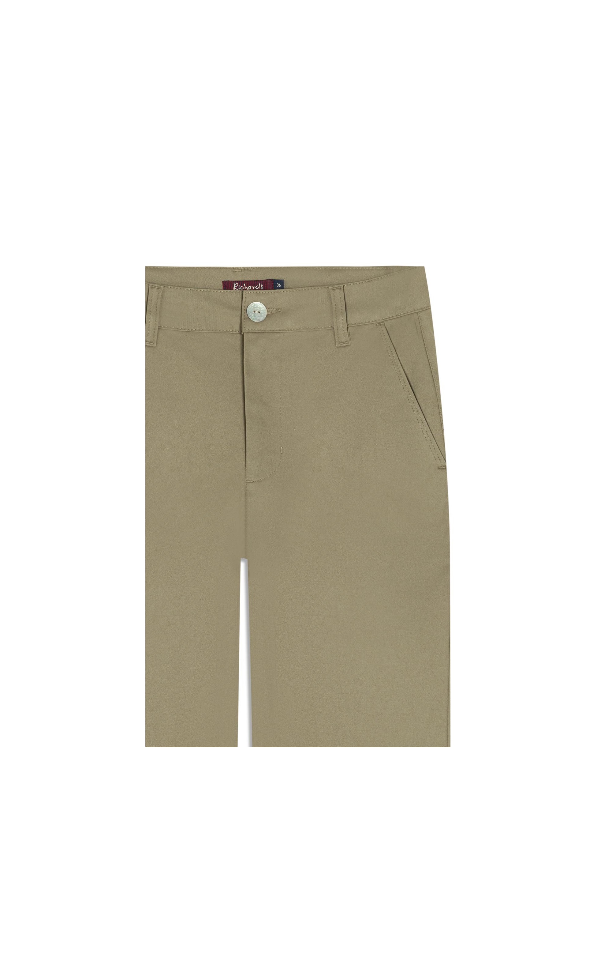 Calça Color Twill Power Reta Piece Dye Castor