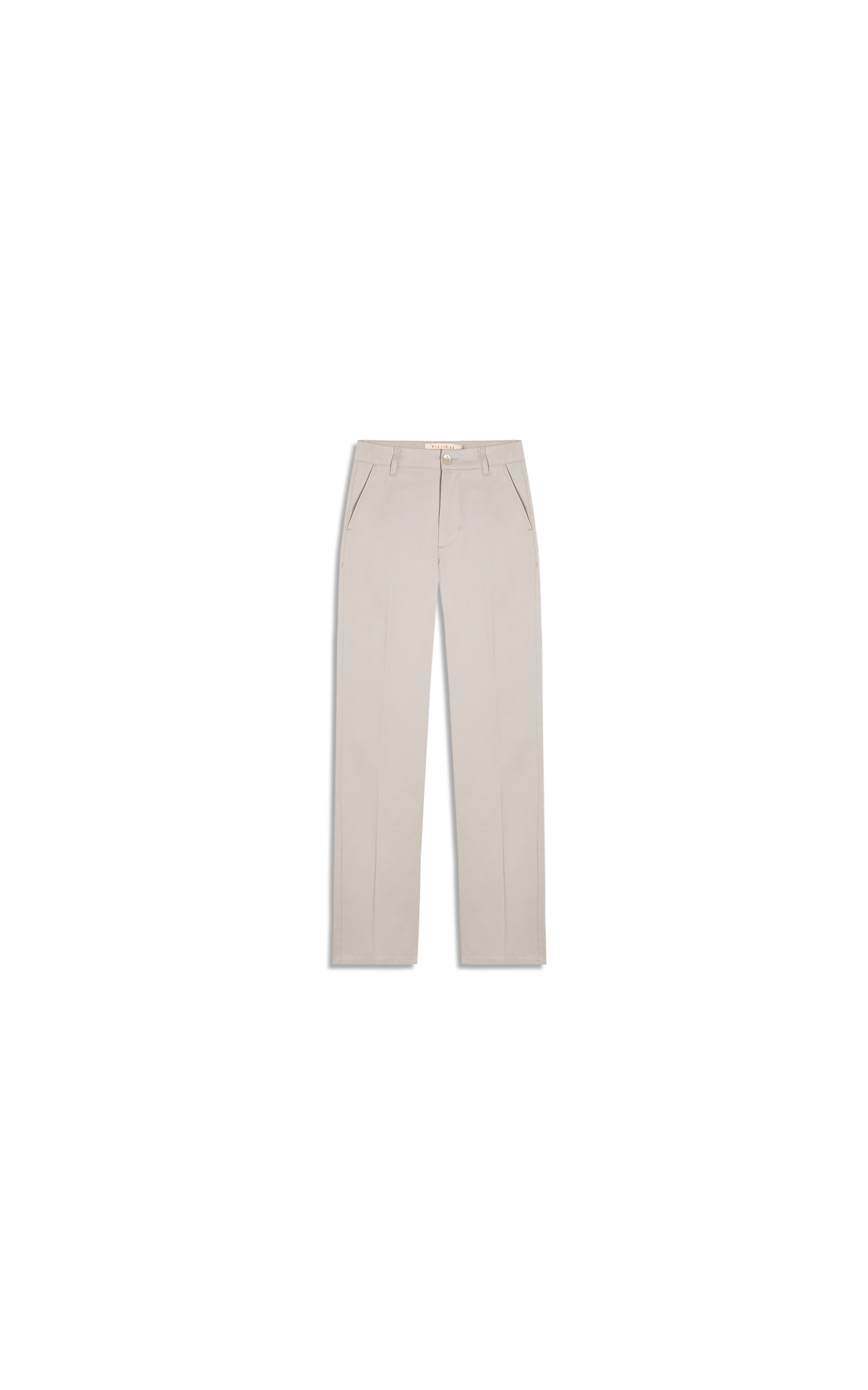Calça Color Twill Power Reta Piece Dye Silver