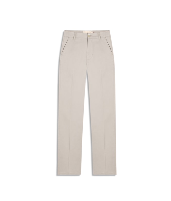 Calça Color Twill Power Reta Piece Dye Silver