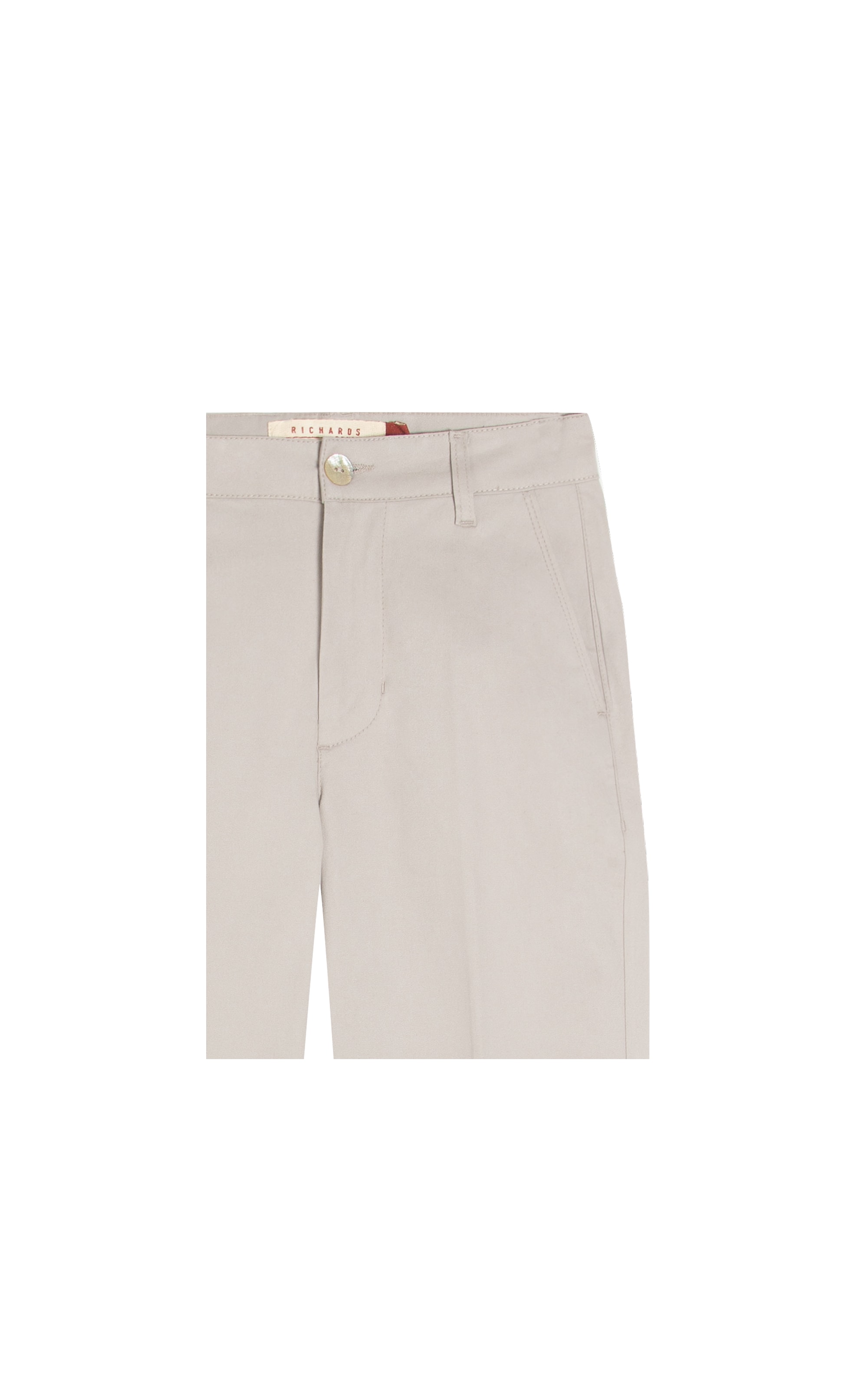 Calça Color Twill Power Reta Piece Dye Silver