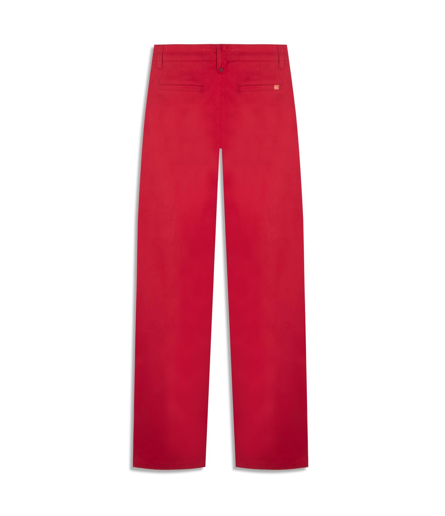 Calça Color Twill Power Reta Piece Dye Vermelho