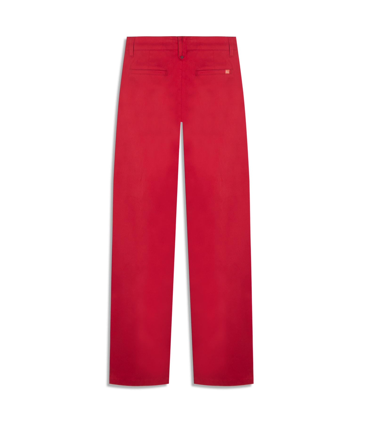 Calça Color Twill Power Reta Piece Dye Vermelho